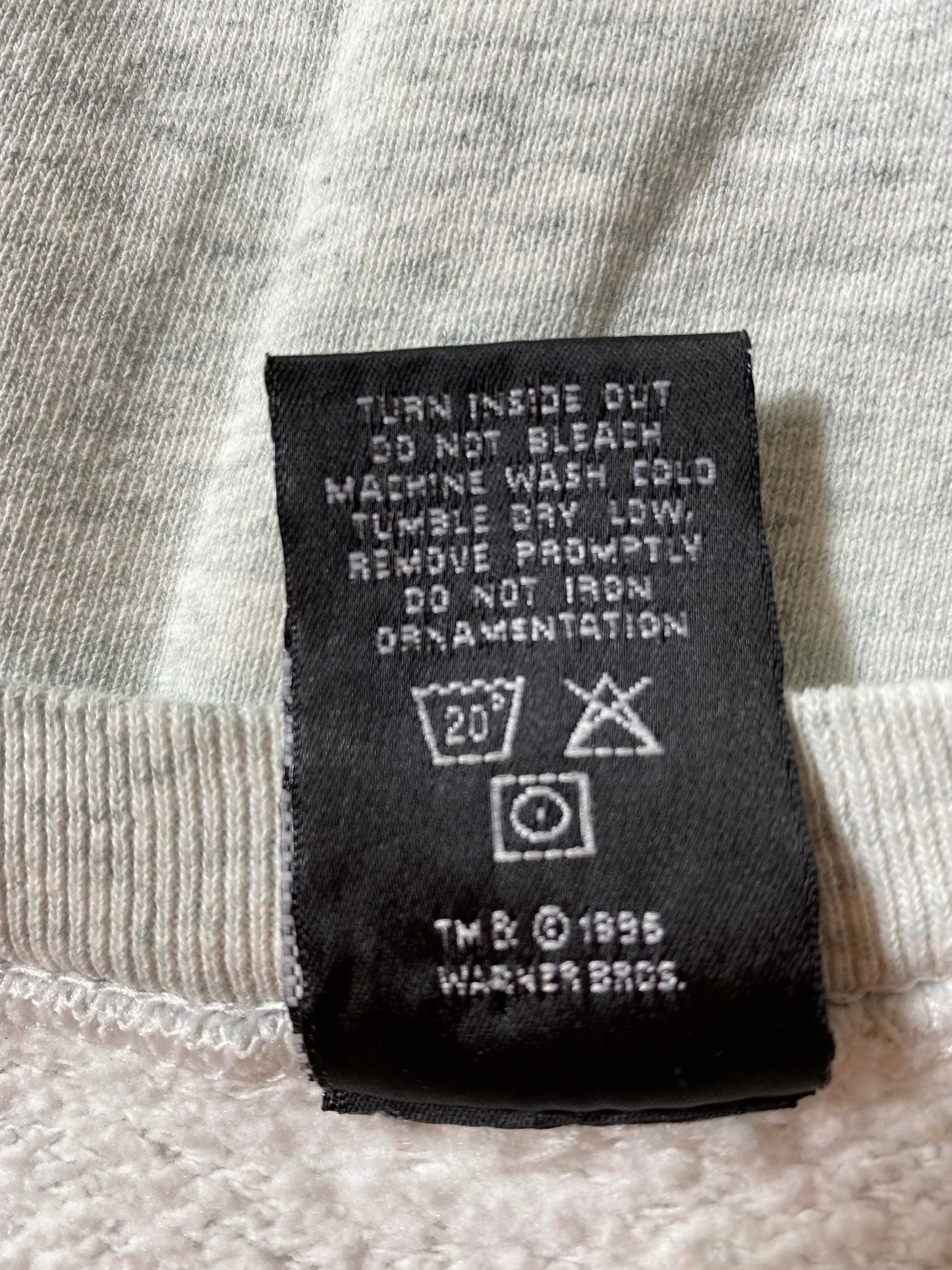 1995 LOONEY TUNES TAZ Made in USA Size XXL Vintage Sweat-shirt / F5940S