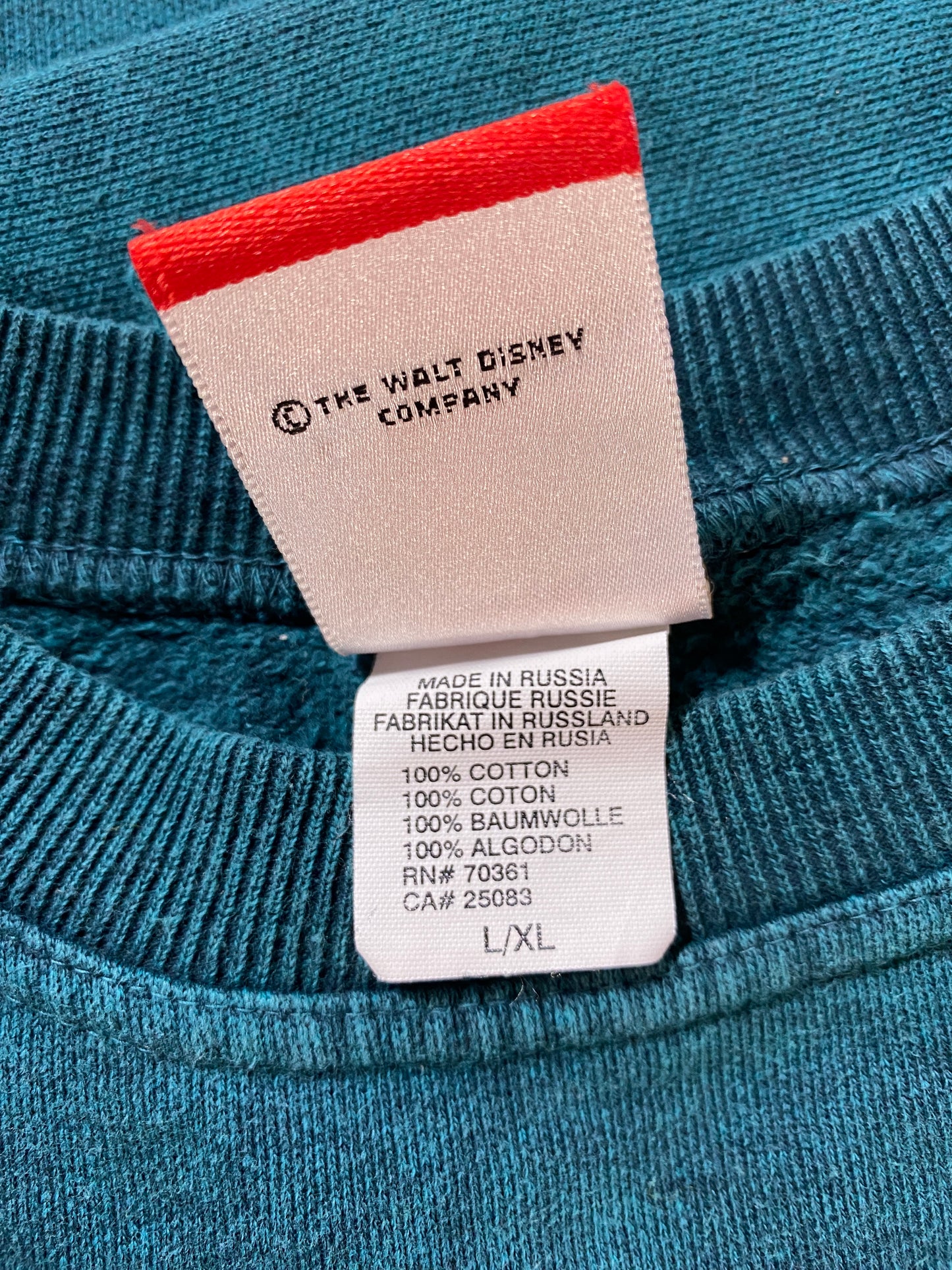 1996 DISNEY MICKEY Size L/XL Vintage Sweat-Shirt / G1478S