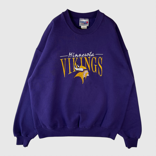 (XL) 90's MINNESOTA VIKINGS Vintage NFL Sweatshirt / A0107S