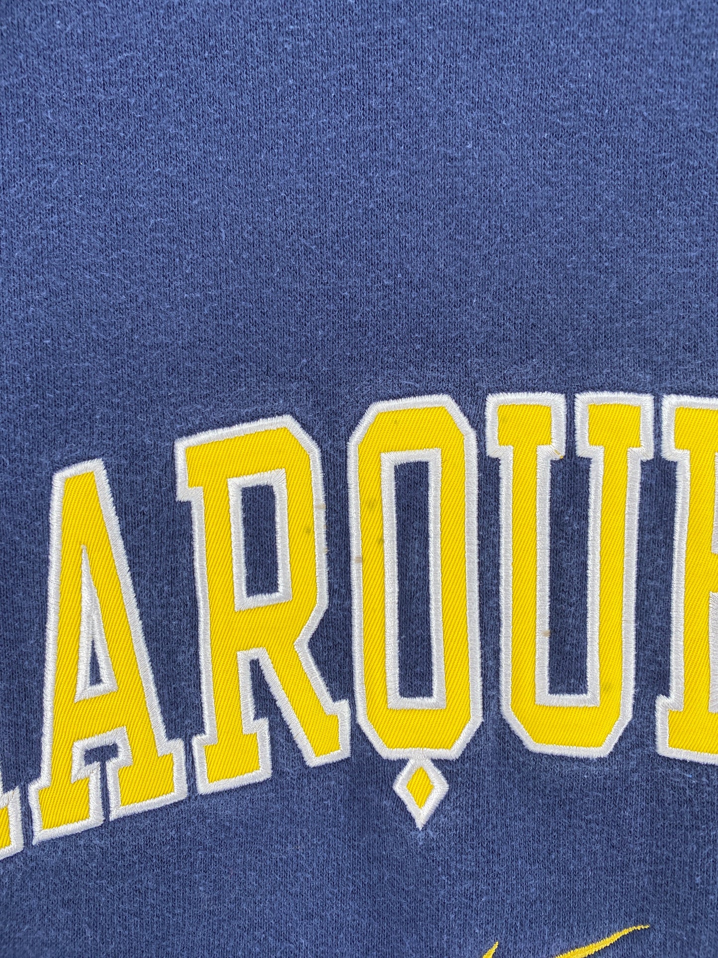 00’ NIKE x WARQUETTE Size L College Hoodie Sweat shirt / F6525S