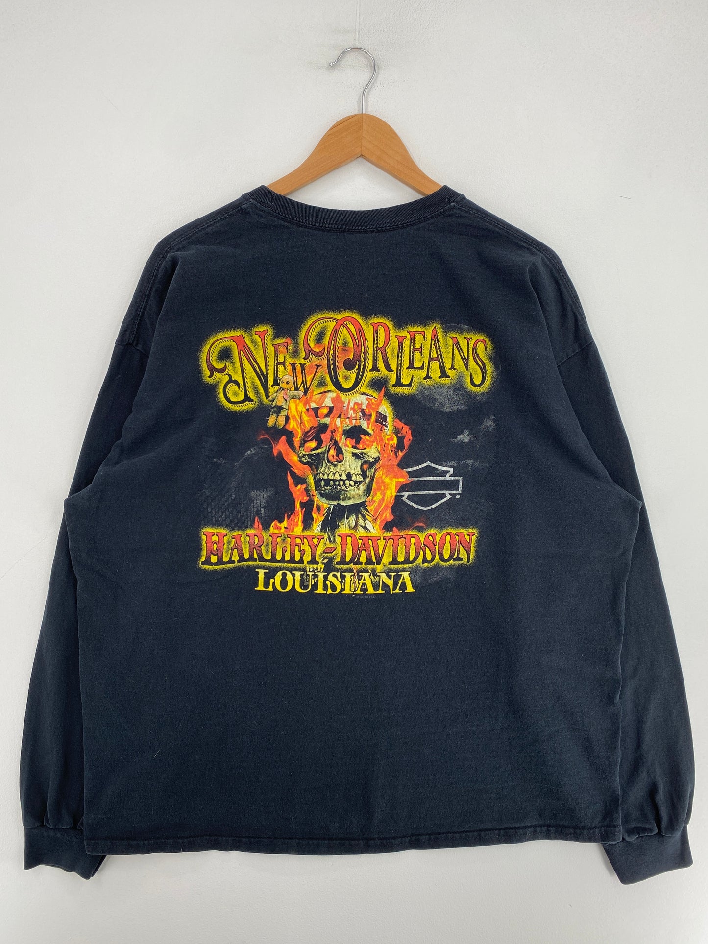 2018 HARLEY DAVIDSON Size XXL Vintage Long Sleeve T-Shirt / G1834S