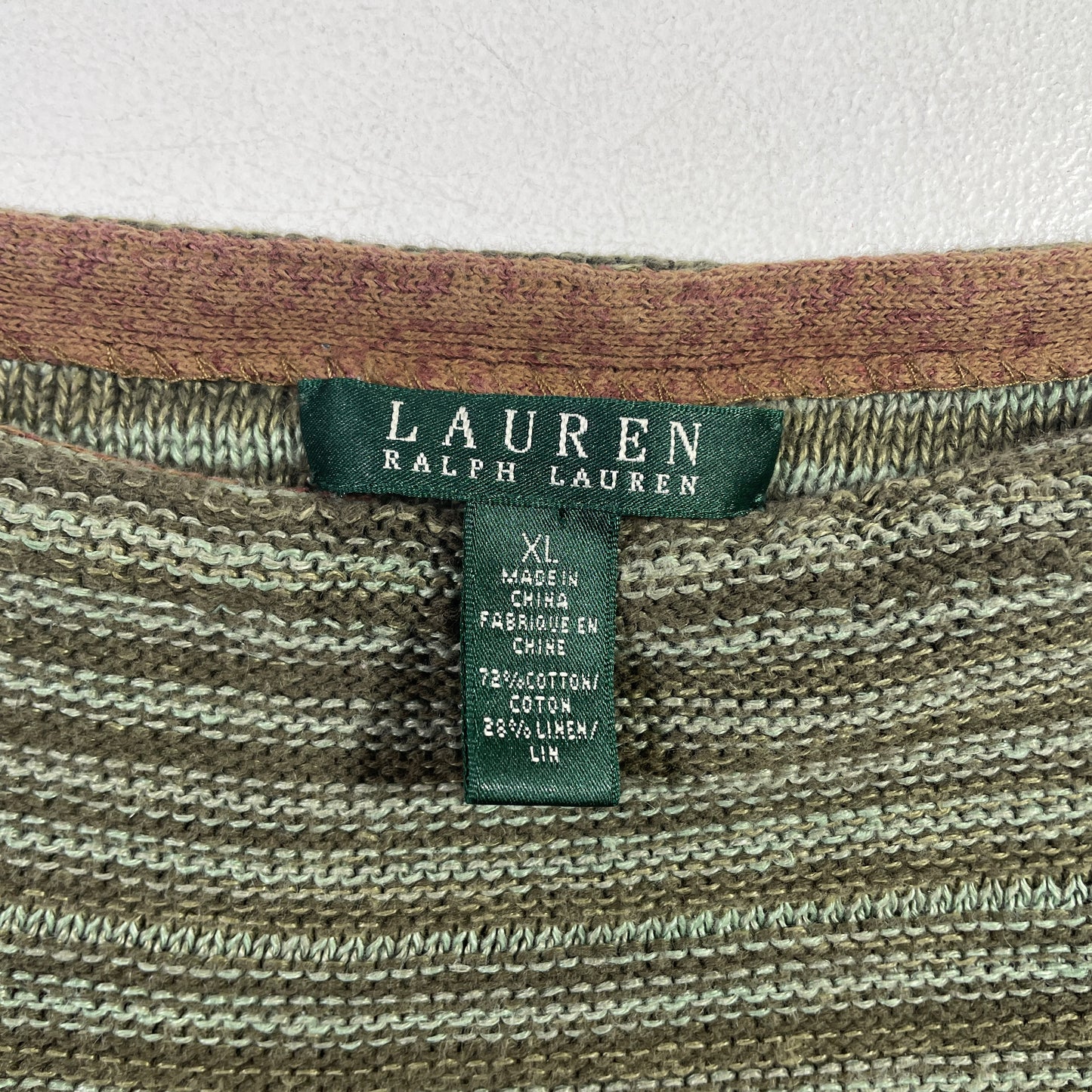(Ladies XL) Vintage RALPH LAUREN Vest Knitwear / A0870K
