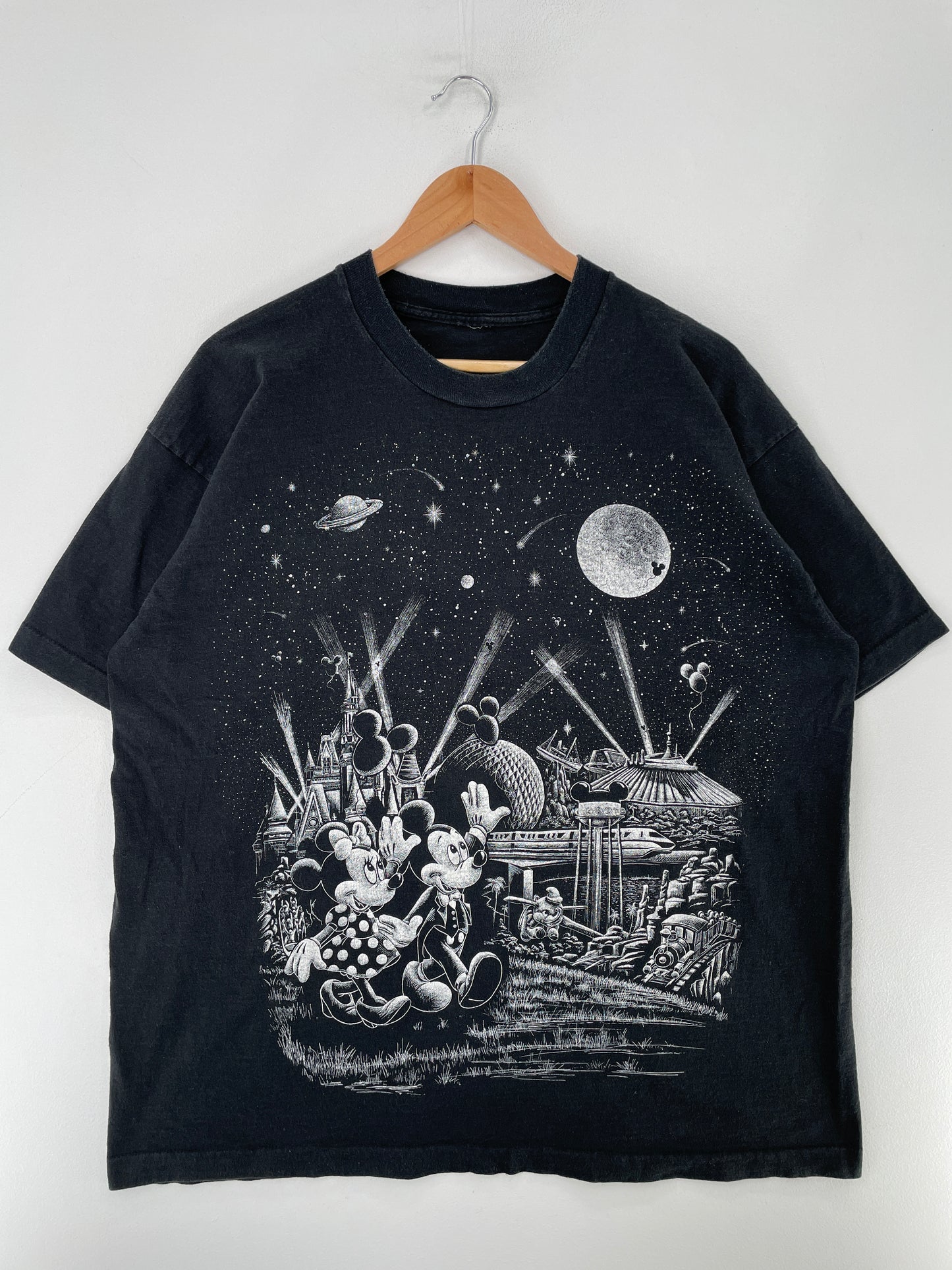 90’s DISNEY Size No tag Approx. XL T-Shirt / F7874T