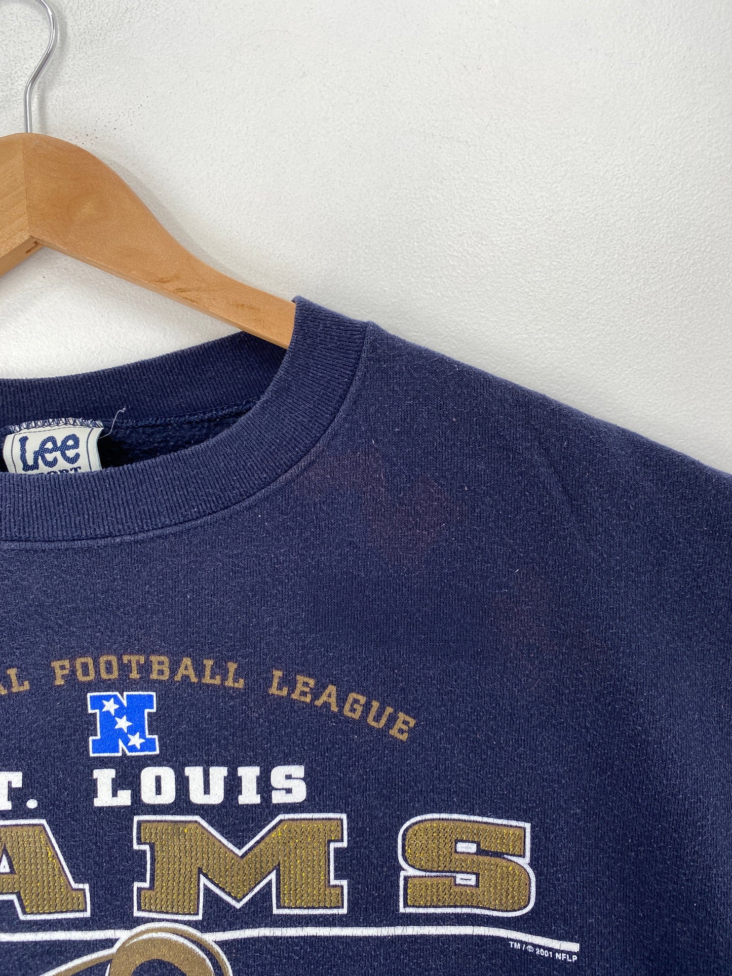 2001 ST. LOUIS RAMS Size M Vintage NFL Sweat-shirt / G2944S