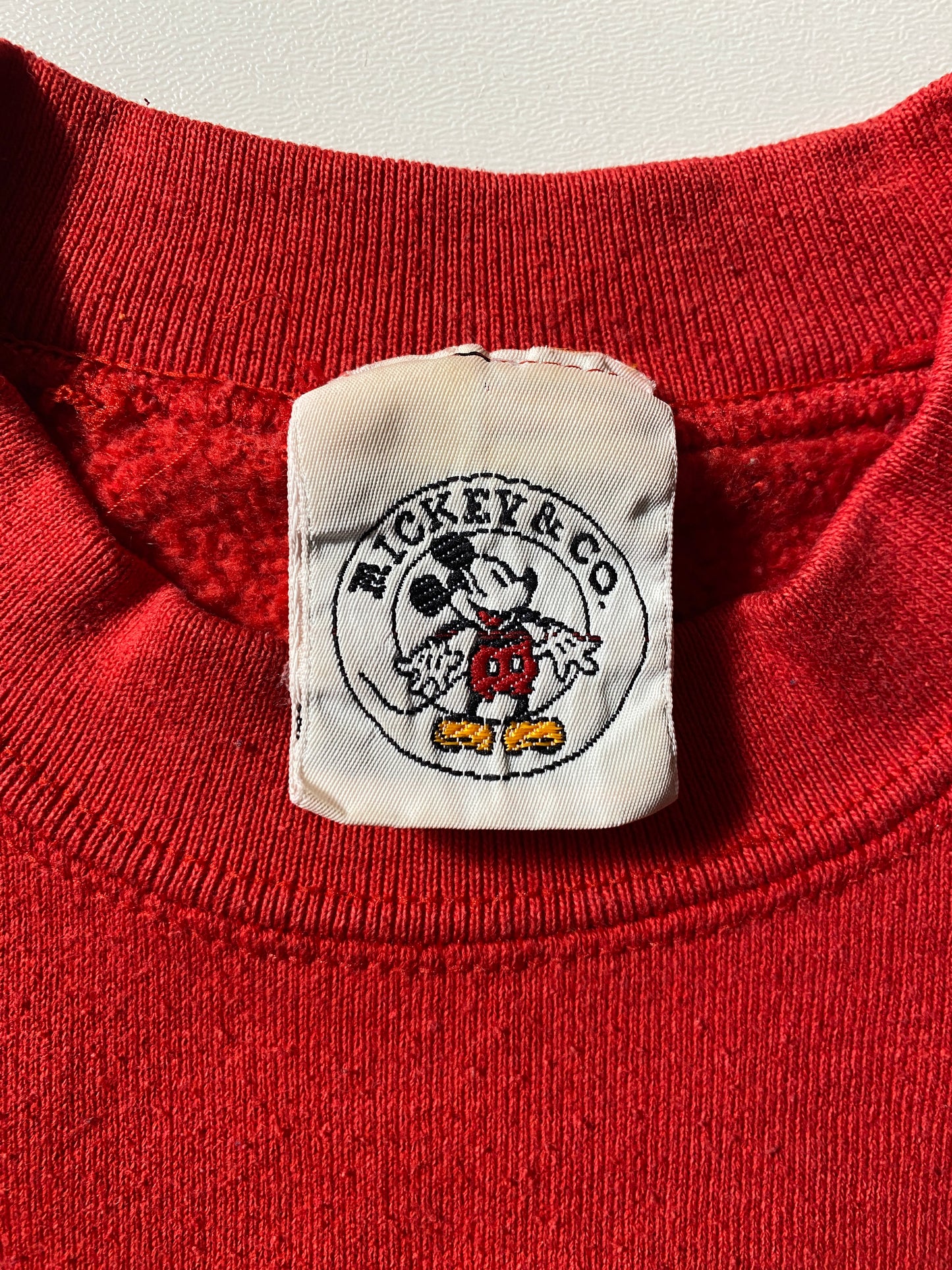 90's DISNEY MICKEY Size (Approx.M) Vintage Sweat-shirt / G5394S