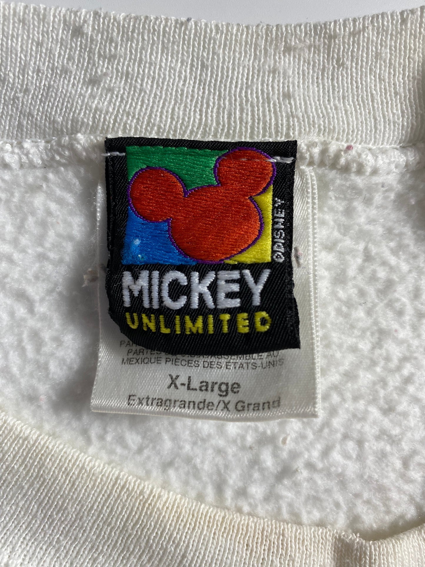 90's DISNEY MICKEY Size XL Vintage Sweat-shirt / G4793S