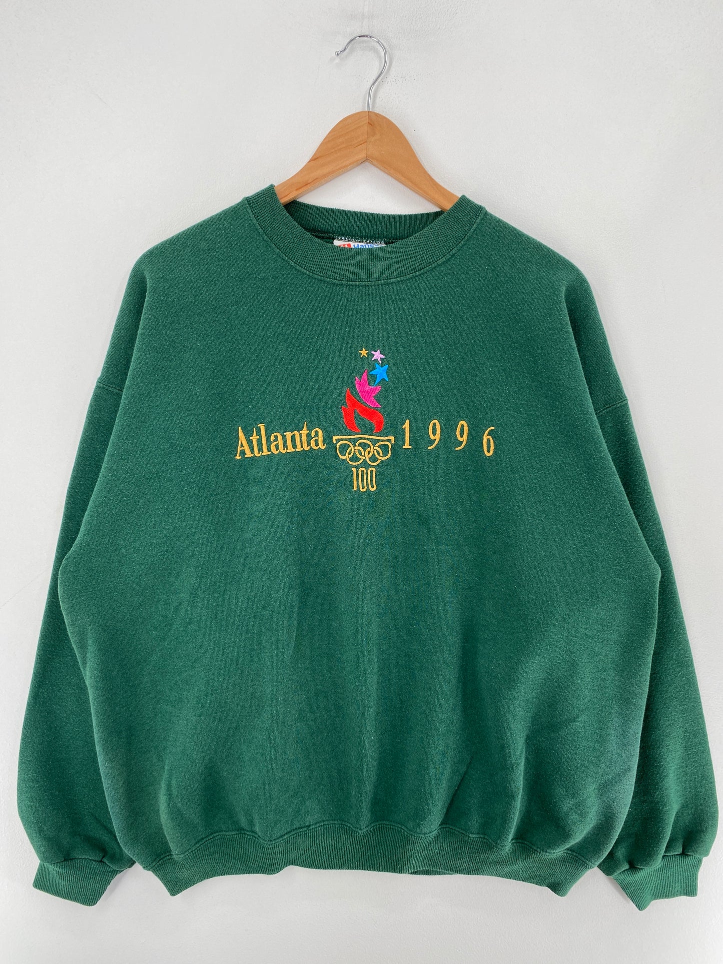 1996 ATLANTA OLYMPIC Made in USA Size XL Vintage Sweat-shirt / F2726S