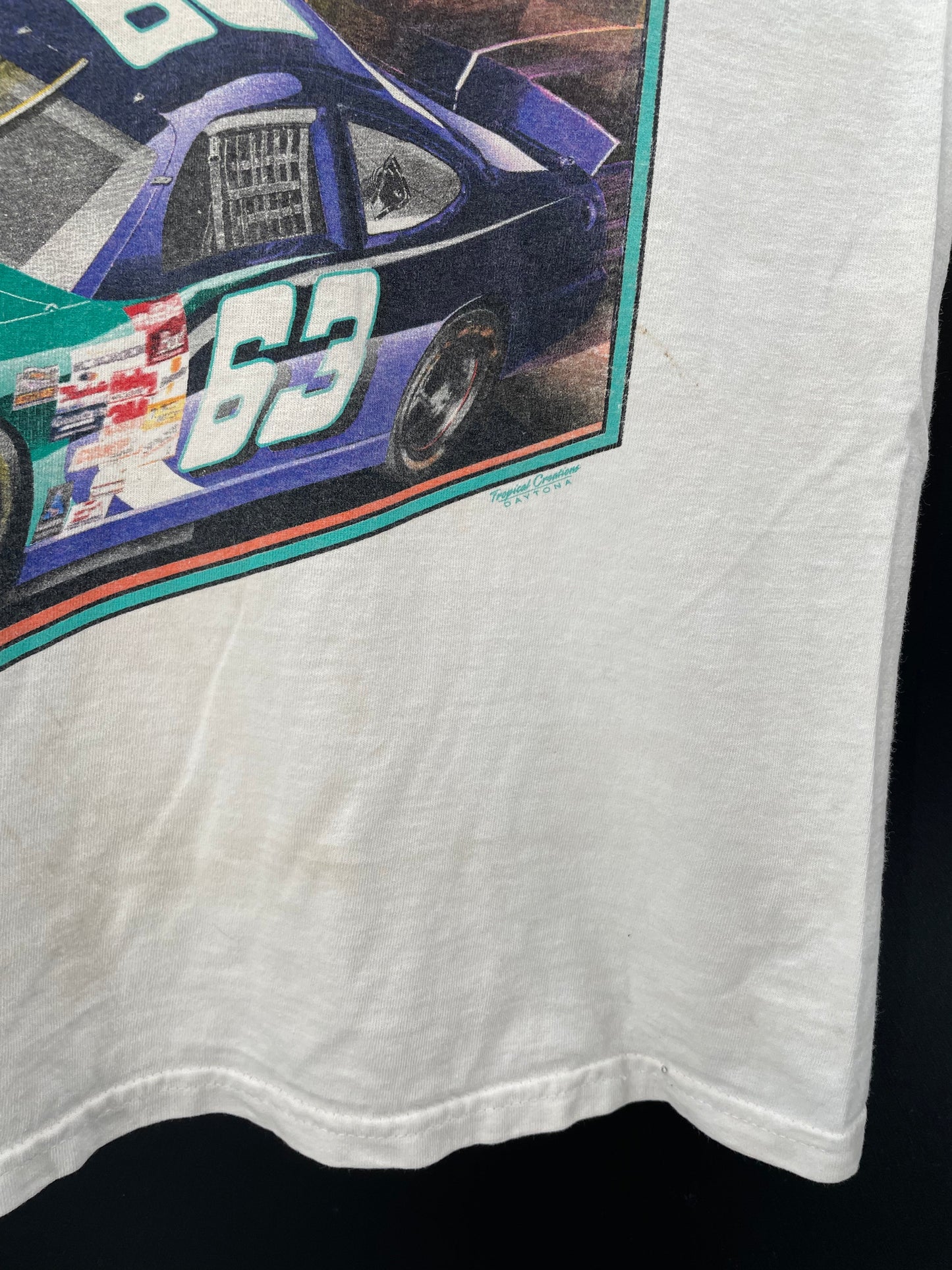 .2001 DAYTONA BEACH FLORIDA Made in USA Size XL Vintage Racing Tank-Top / E8219T