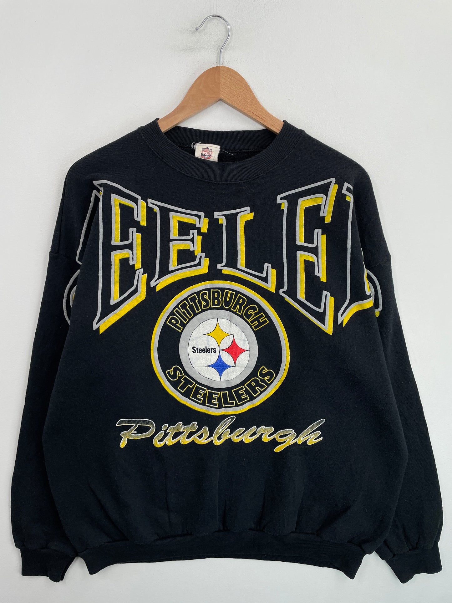 90’s PITTSBURGH STEELERS Made in USA Size XL Vintage NFL Sweat-Shirt / G6240S