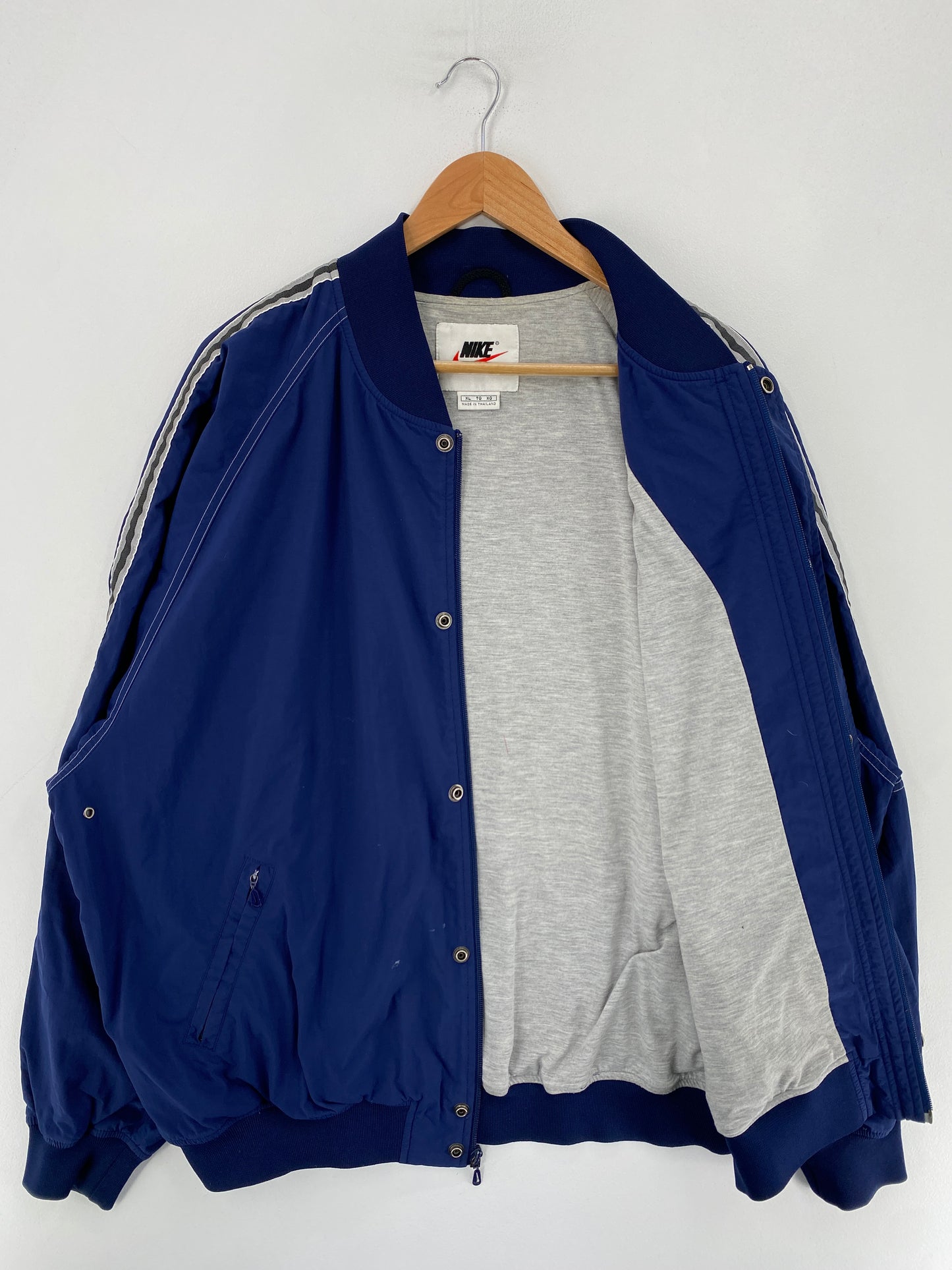 90's NIKE MINI SWOOSH Size XL Vintage Nylon Jacket / G5780N