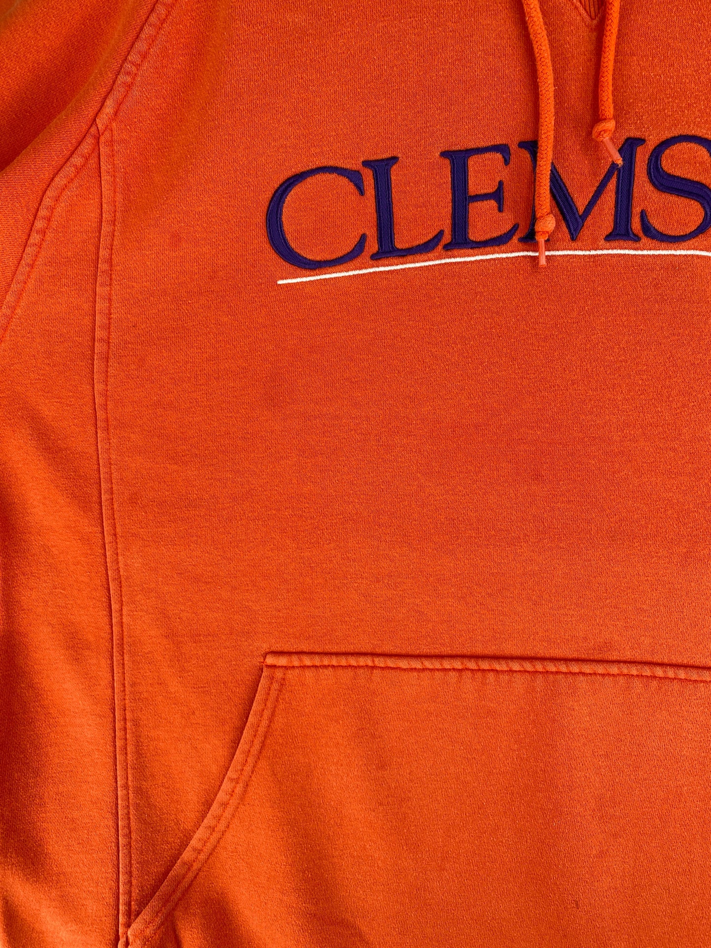 00' NIKE x CLEMSON Size XL Vintage College Hoodie Sweat-Shirt / F9722S