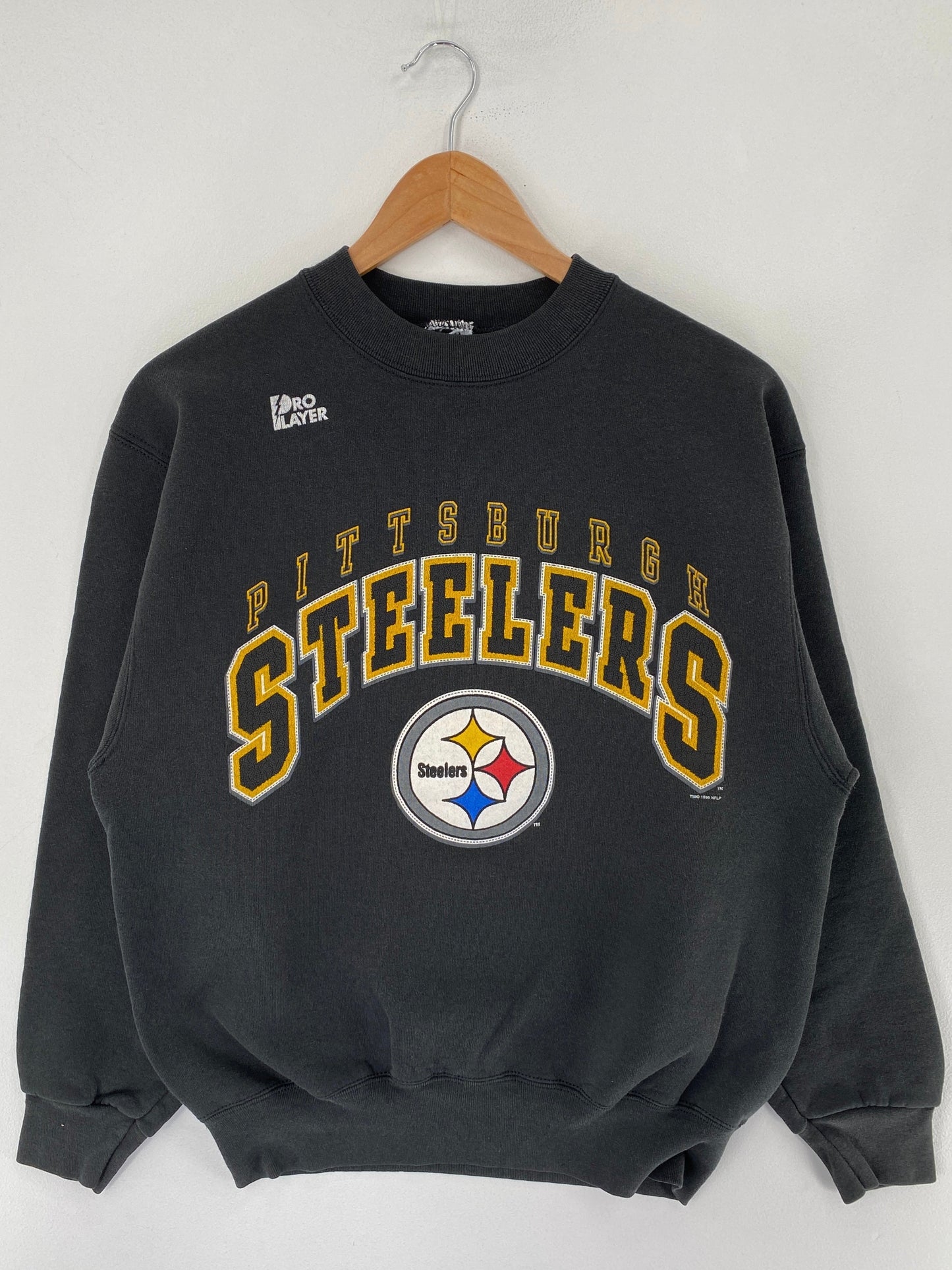 90’s PITTSBURGH STEELERS Size No Tag (Approx.L) NFL Sweat-shirt / G3229S