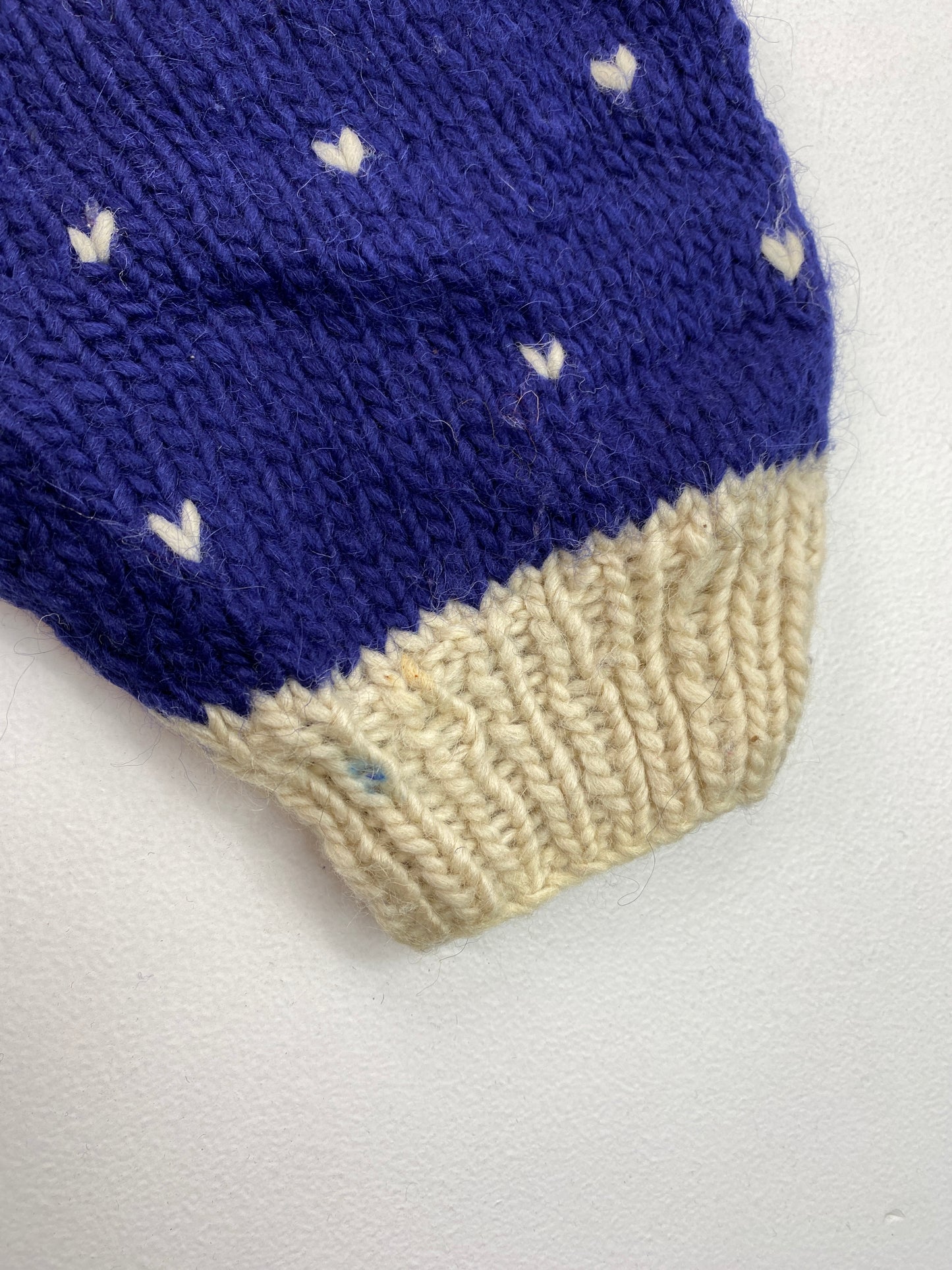 90's SNOWMAN Made in USA Size Approx. L Vintage Wool Knit Sweater / G6995K