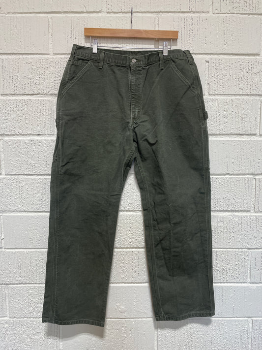 (W38xL32) Vintage CARHARTT Duck Pants / A1156P