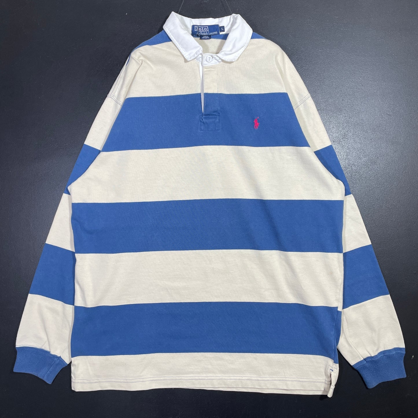 (L) 90’s POLO RALPH LAUREN Rugby-shirt / A0707R