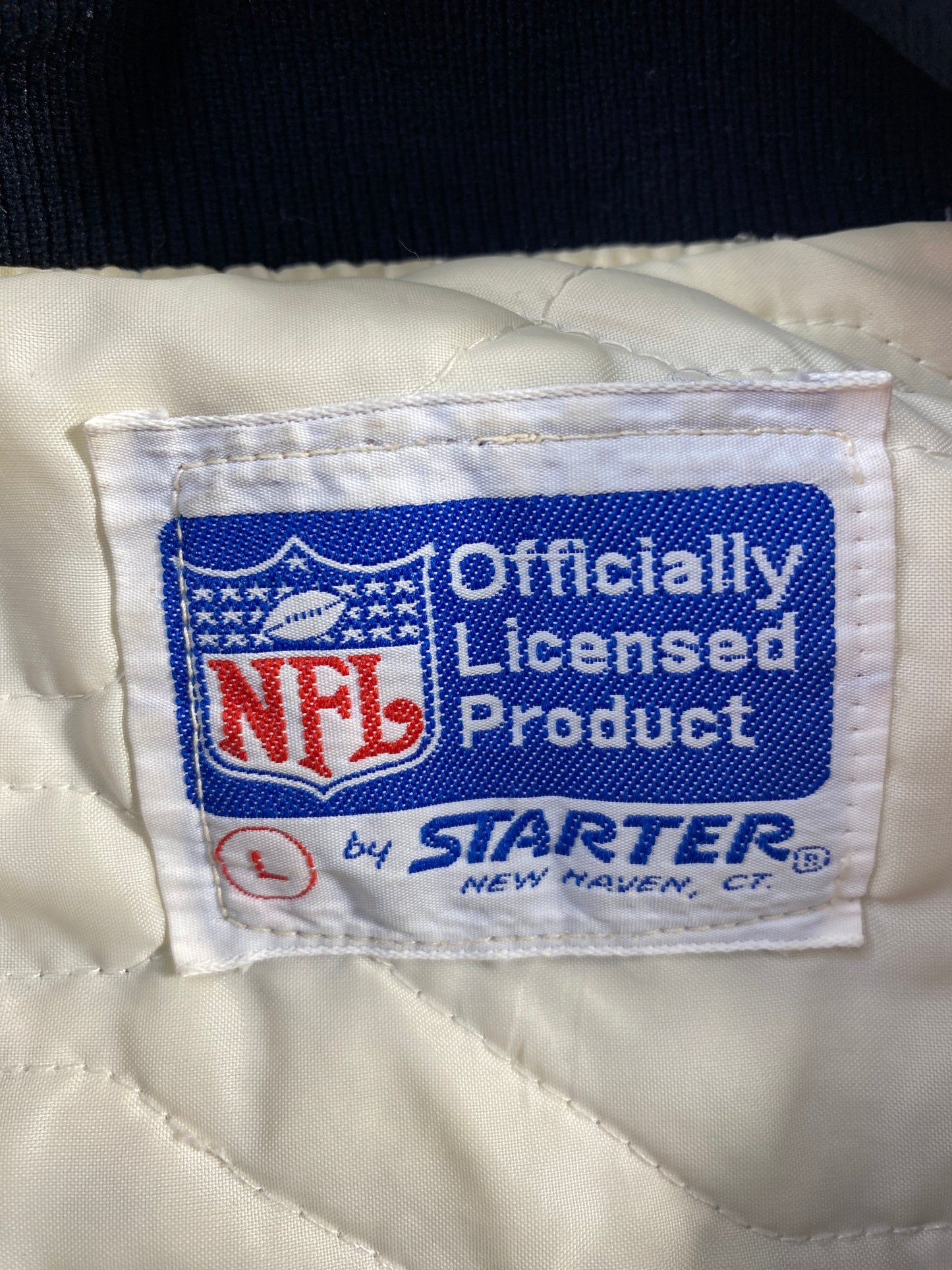 90’s STARTER x LAS VEGAS RAIDERS Made in USA Size L Vintage NFL Padded Nylon Jacket / F6060N