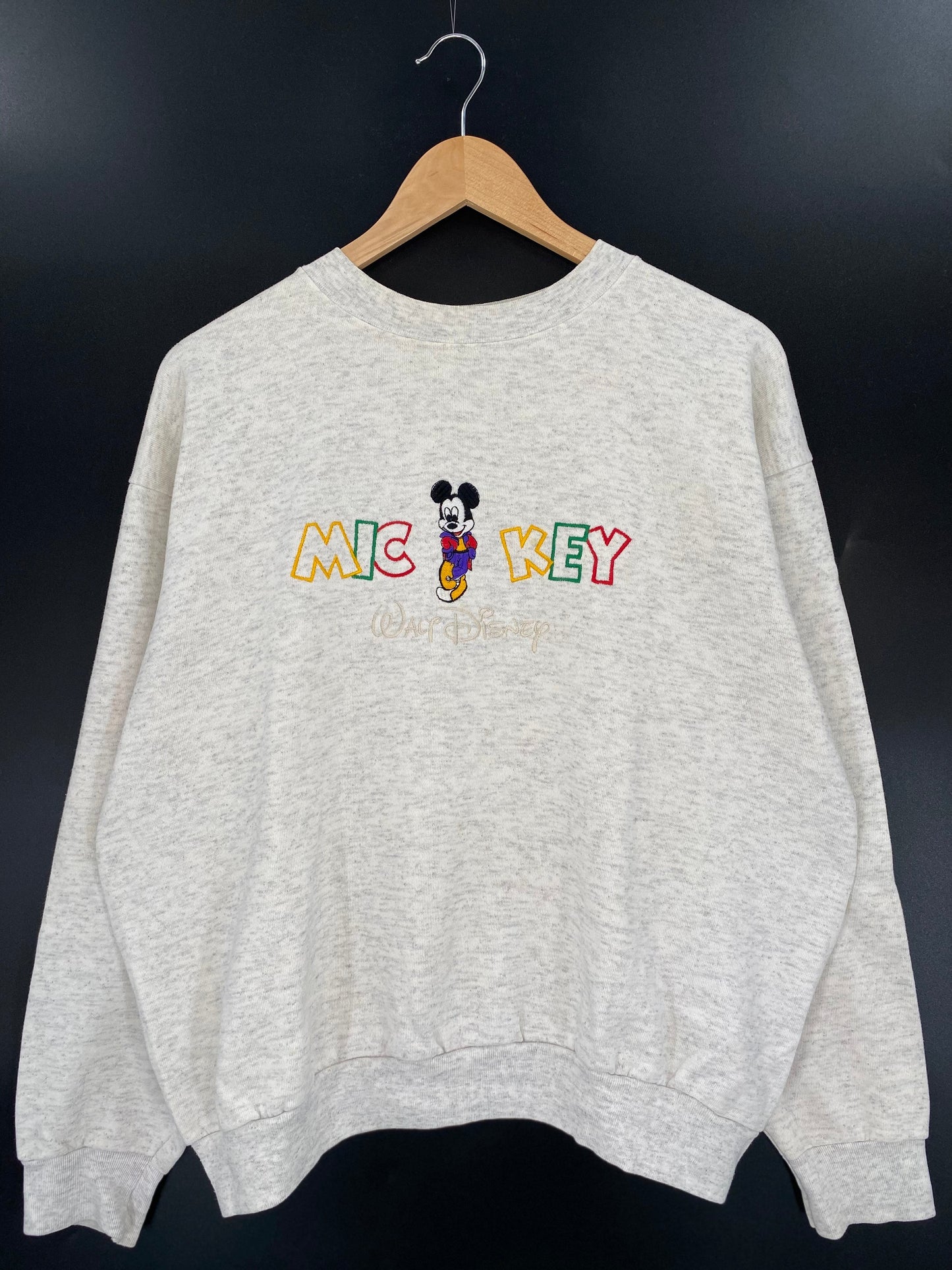 90’s DISNEY MICKEY Size XL Vintage Sweat-shirt / E6864S
