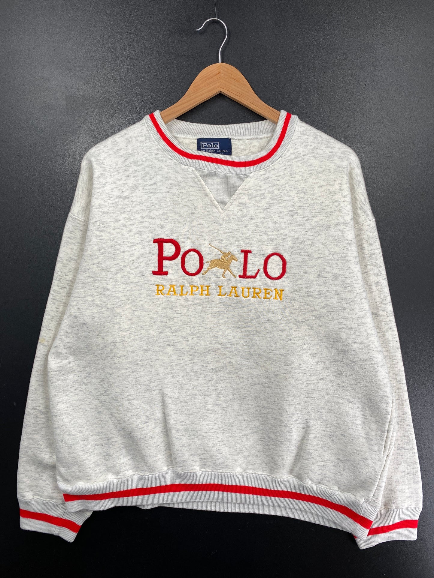 90's Remake POLO RALPH LAUREN Made in USA Size XL Vintage Sweat-shirt / G6167S