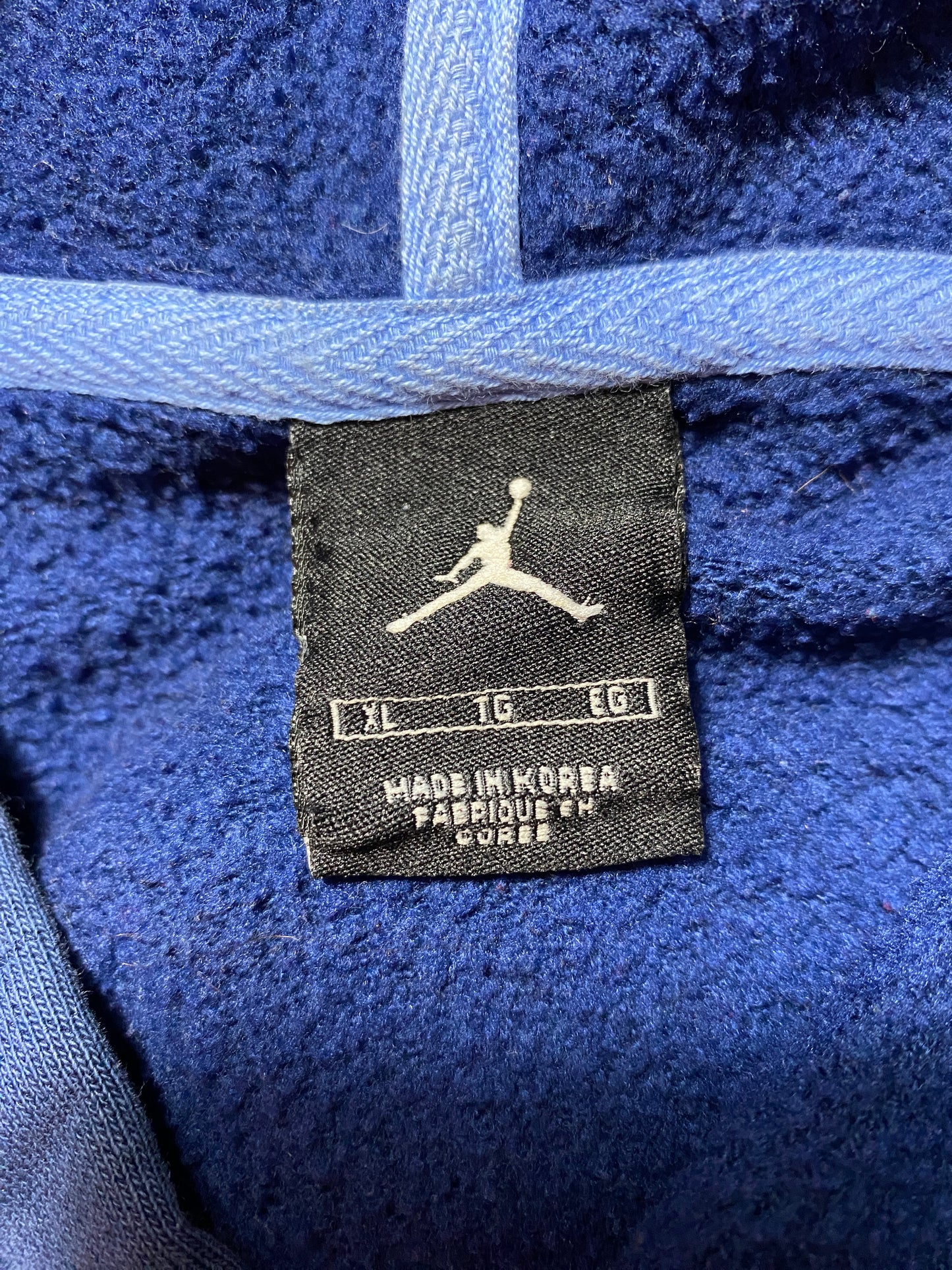Vintage JORDAN x NORTH CAROLINA HEELS Size XL College Hoodie Sweat-Shirts / F9189S