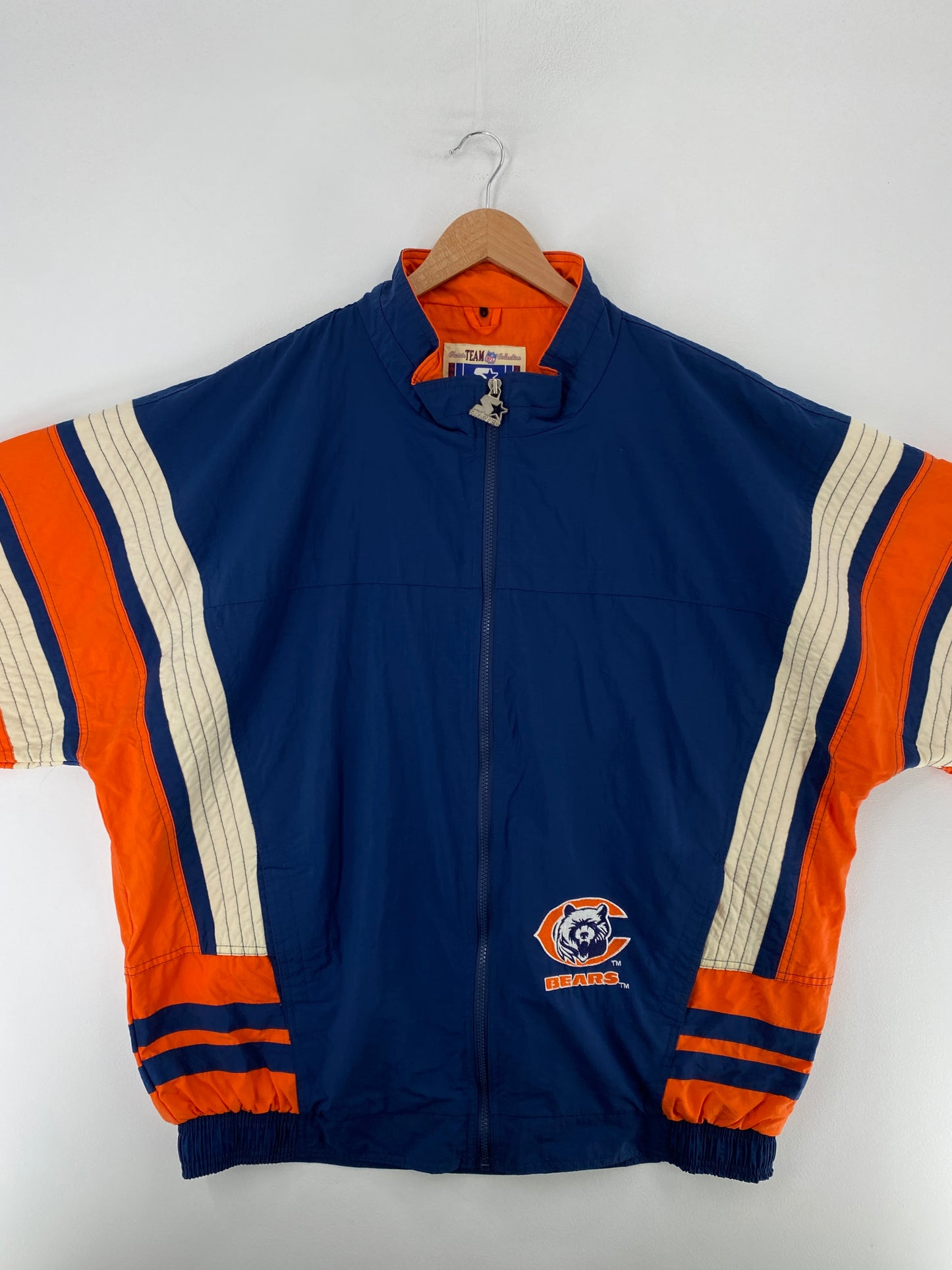 90's STARTER x CHICAGO BEARS Size XL Vintage NFL Nylon Jacket / G5170N