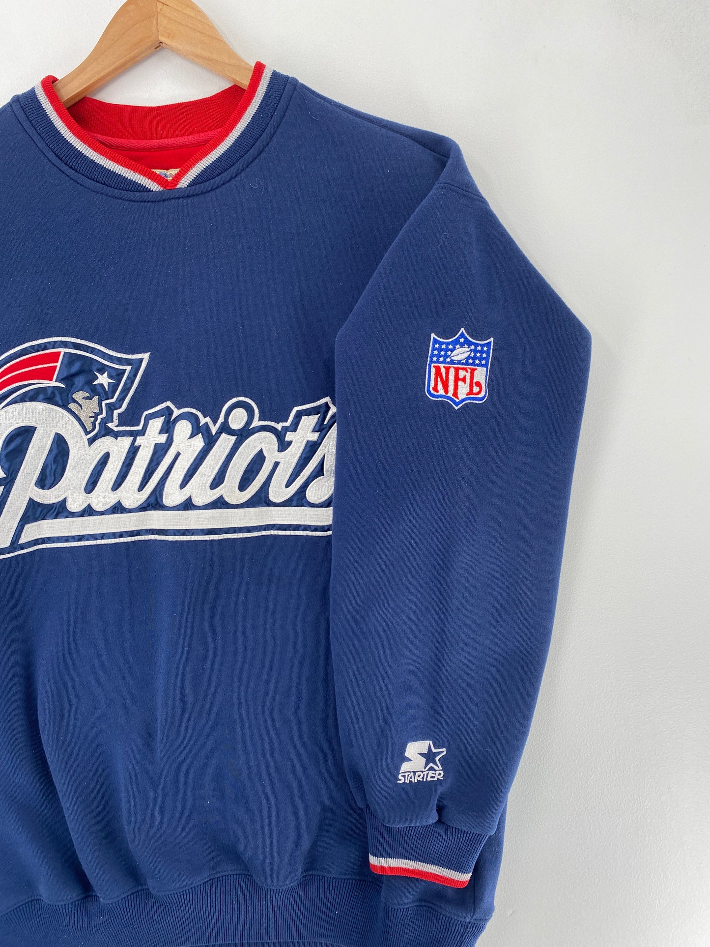 90’s STARTER x NEW ENGLAND PATRIOTS Size L NFL Sweat-Shirt / F6576S