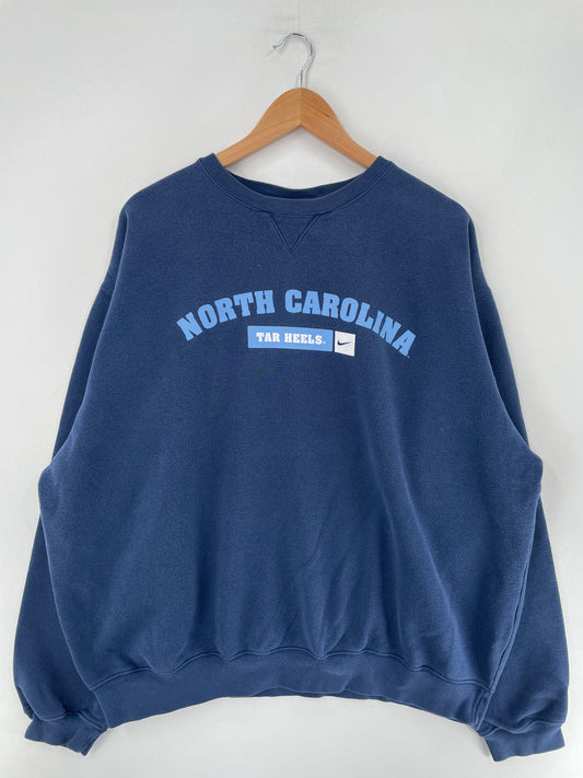 00' NIKE x NORTH CAROLINA Size XXL Vintage College Sweat-Shirt / F4972S