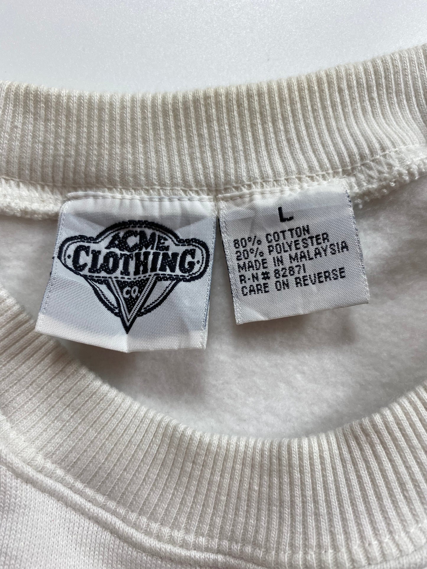 1991 LOONEY TUNES Size L Vintage Sweat-shirt / E7762S