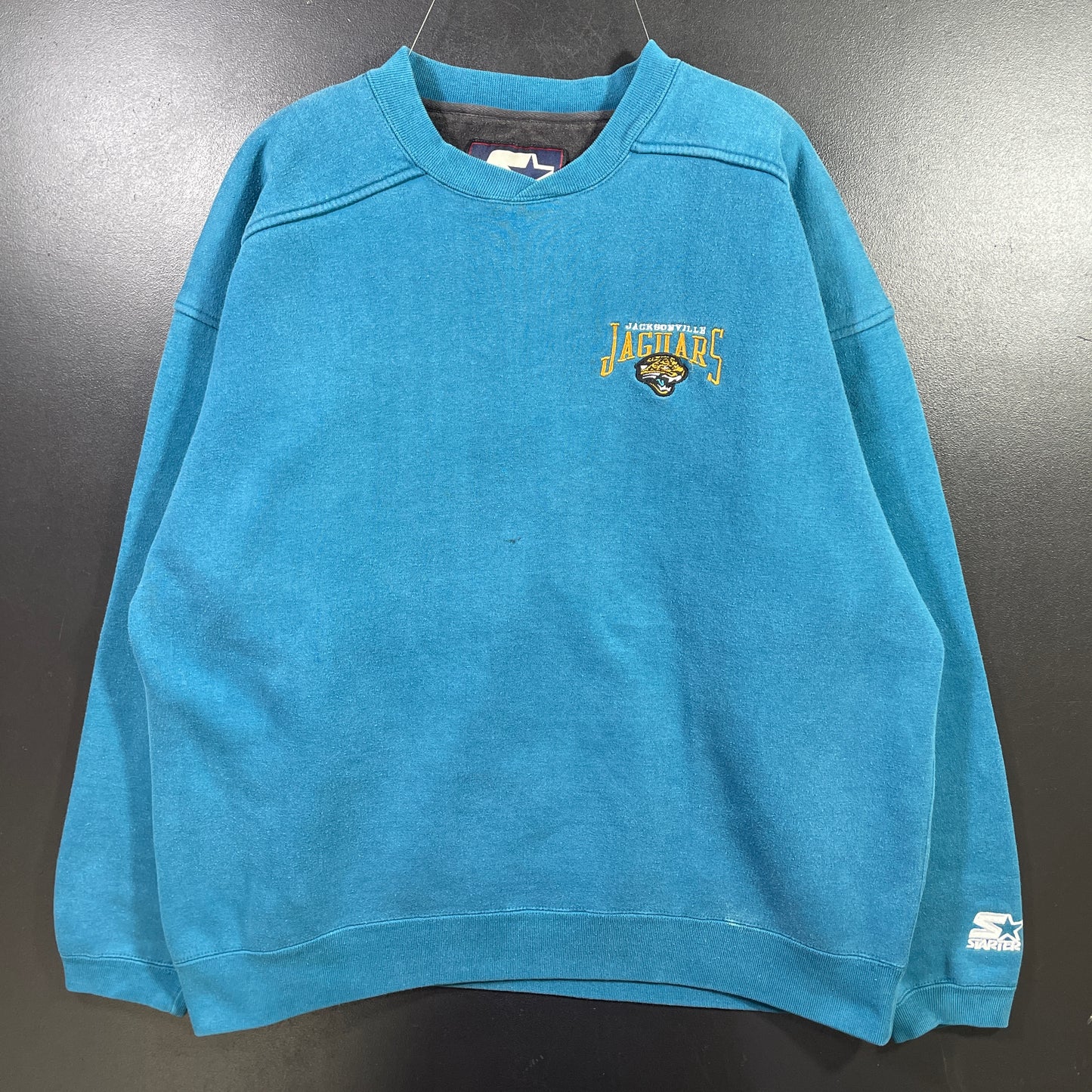 (Approx.XL) 90's STARTER X JACKSONVILLE JAGUARS NFL Sweatshirt / A1003S