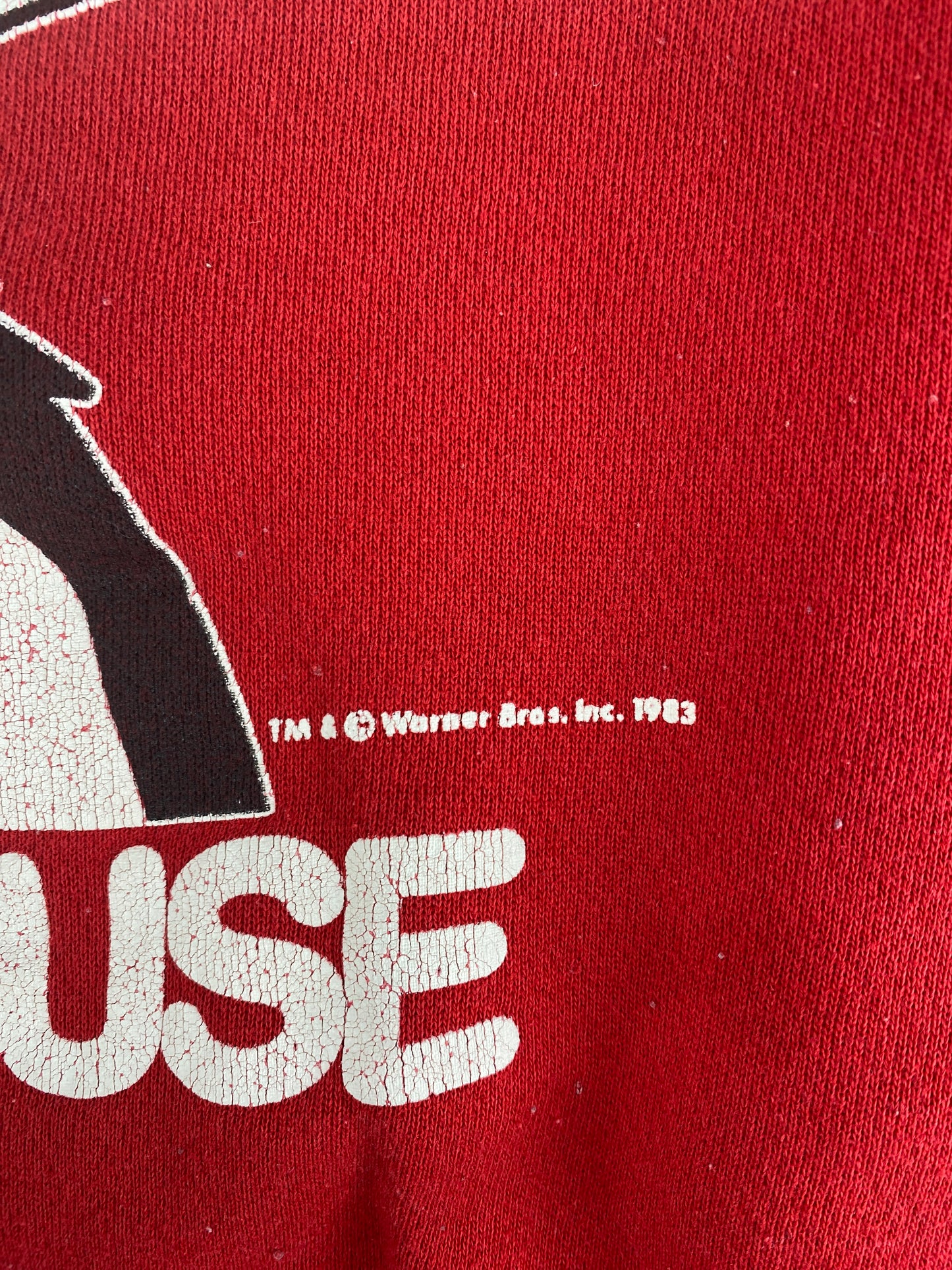 1983 LOONEY TUNES Made in USA Size XL Vintage Sweat-shirt / G3929S