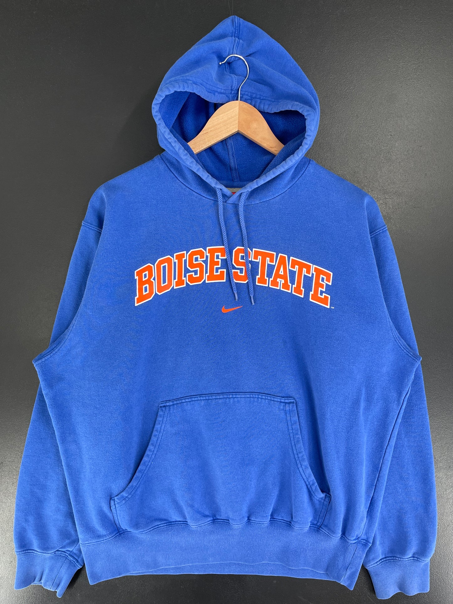 00' NIKE x BOISE STATE Size M Vintage College Hoodie Sweat-shirt / F8603S