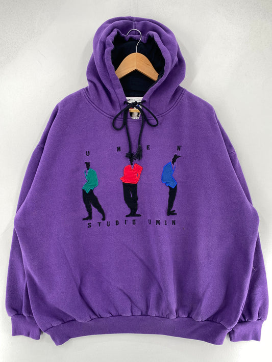 90’s STUDIO UMEN Size XL Hoodie Sweat-shirt / F3961S