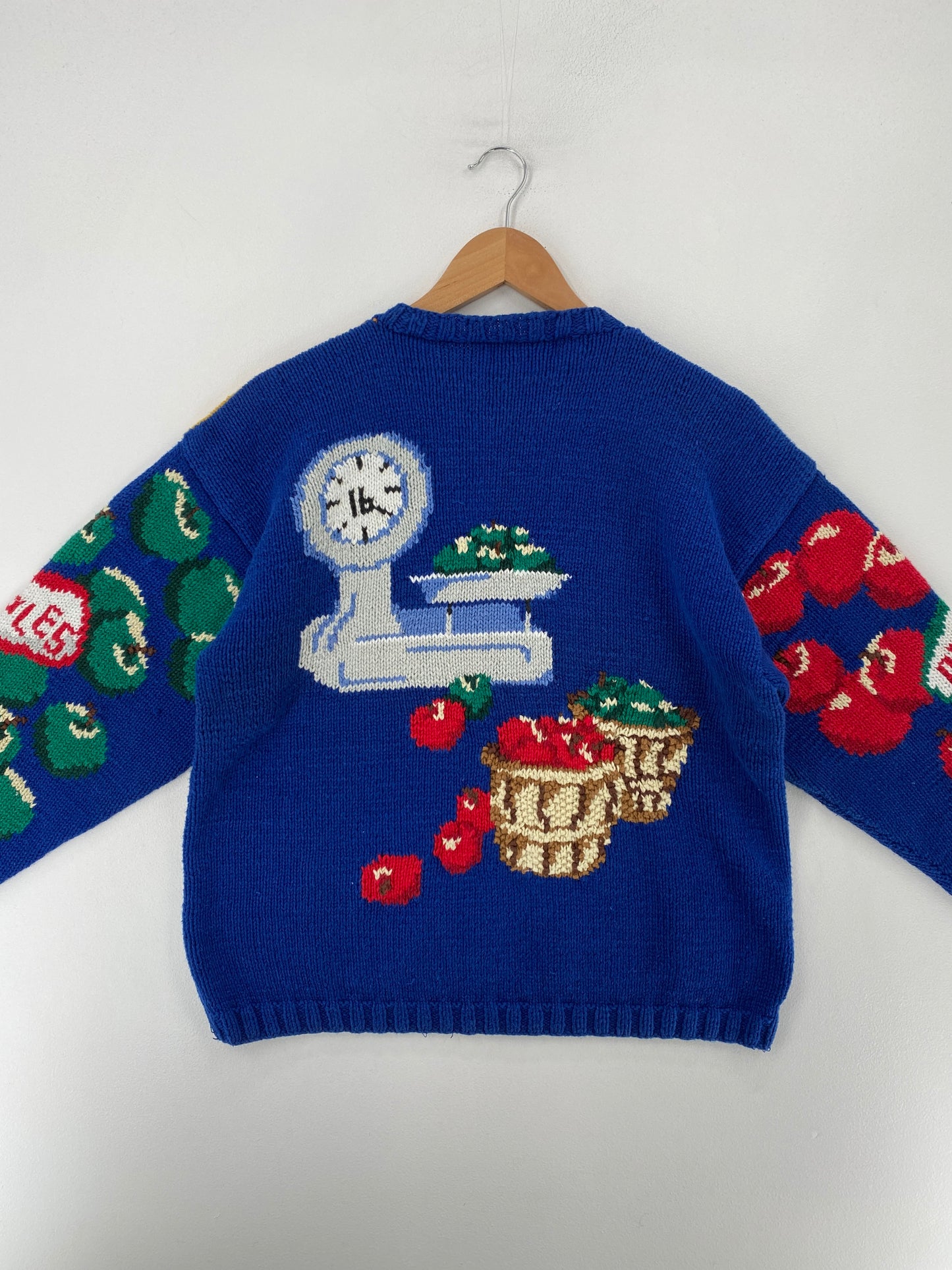 Vintage ALEXANDRA BARTLETT Size S Cotton Knit Sweater / F8838K