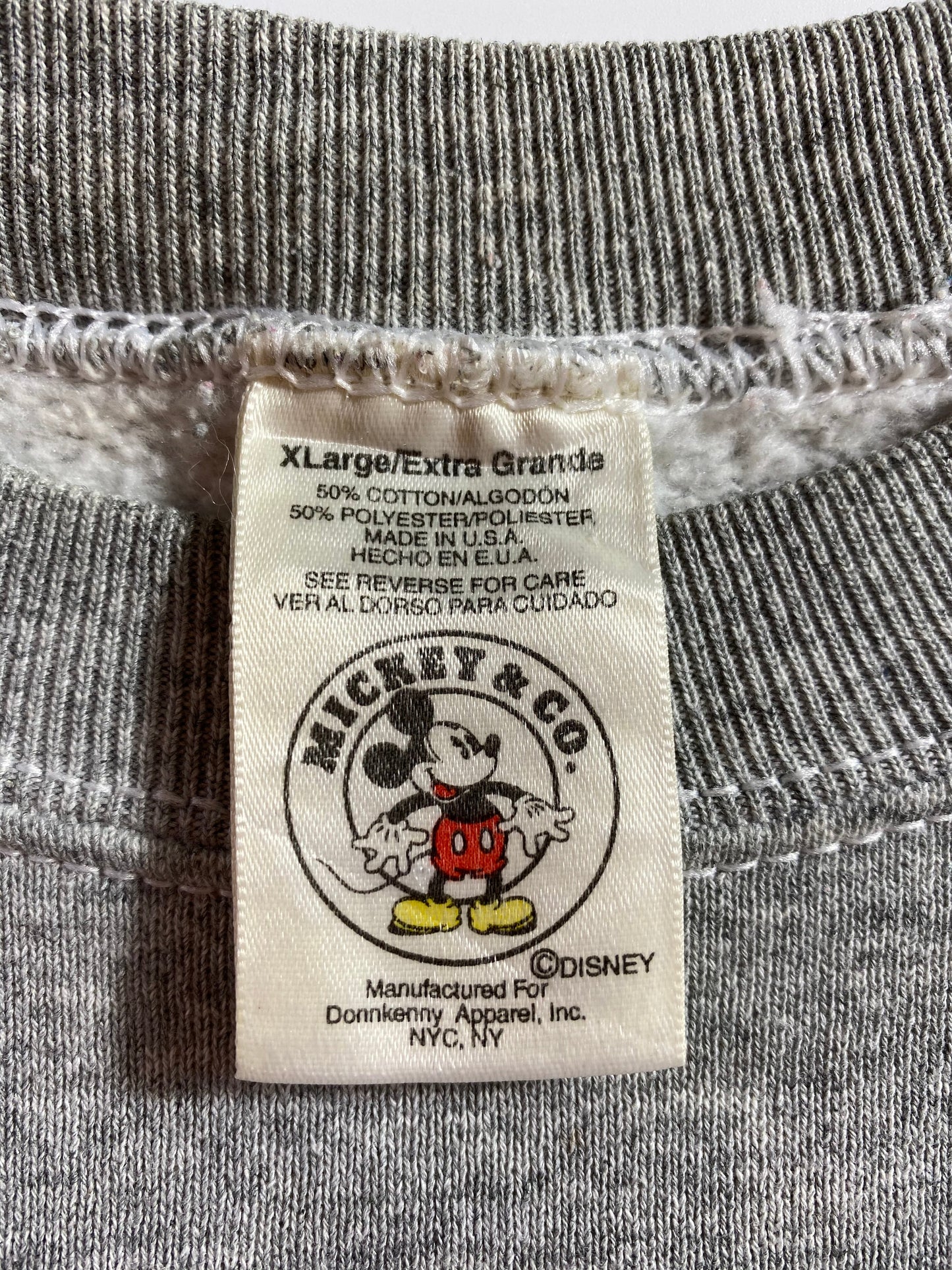 90’s DISNEY DONALD Made in USA Size XL Vintage Sweat-shirt / G5826S