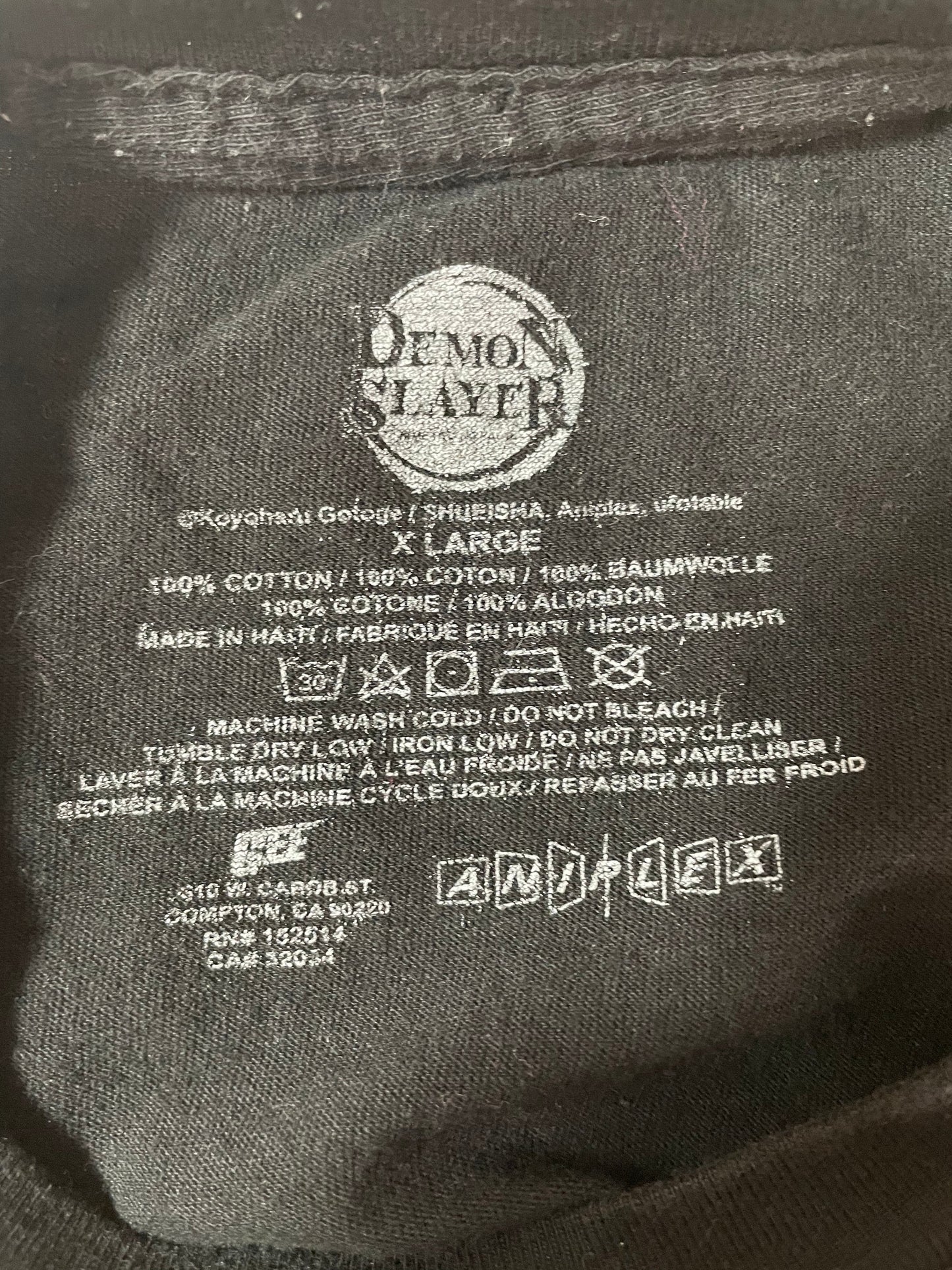 Vintage DEMON SLAYER Size XL T-Shirt / G3269T