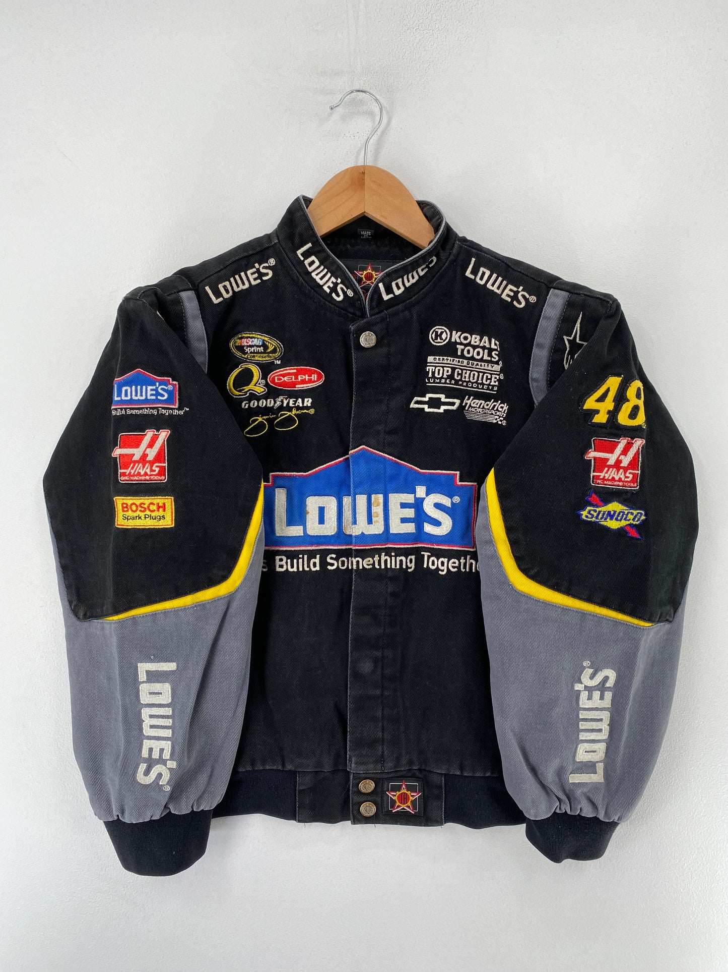 2008 Kids LOWE'S Size Kids XL Vintage Racing Jacket / F8399J