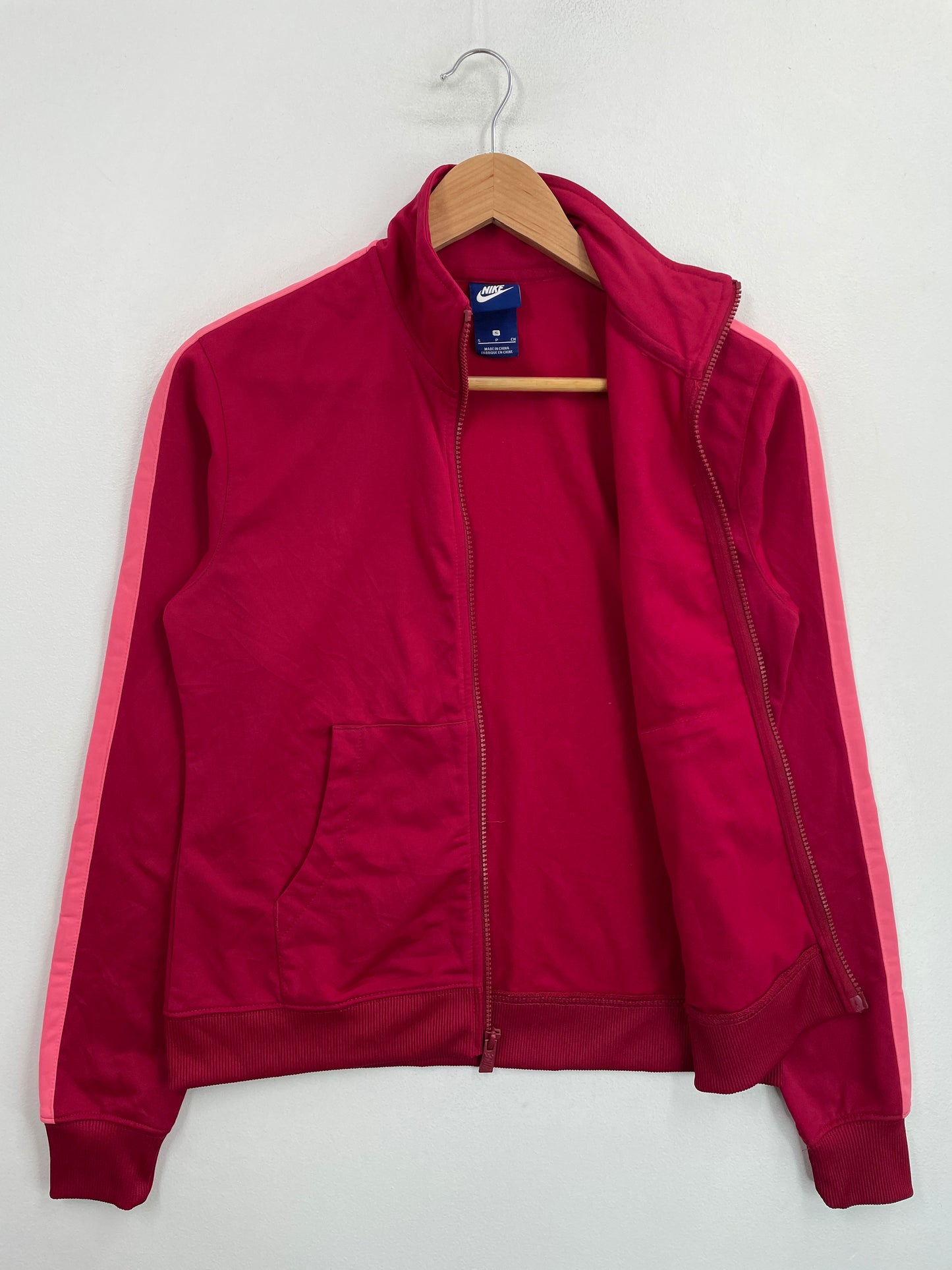 Vintage NIKE Size Ladies S Zip-Up Jersey / G6372J