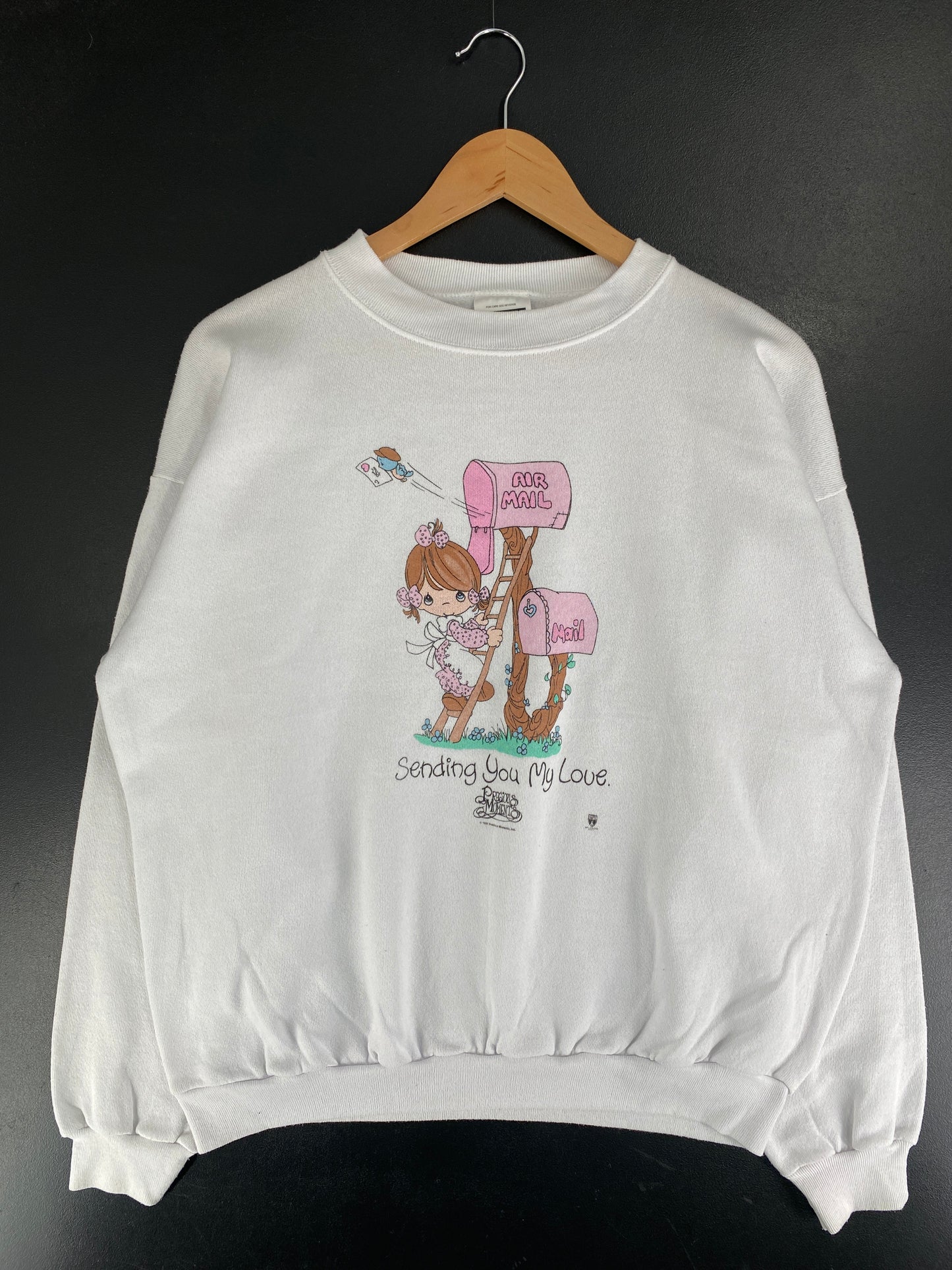 1991 PRECIOUS MOMENTS Size XL Vintage Sweat-Shirt / F6867S