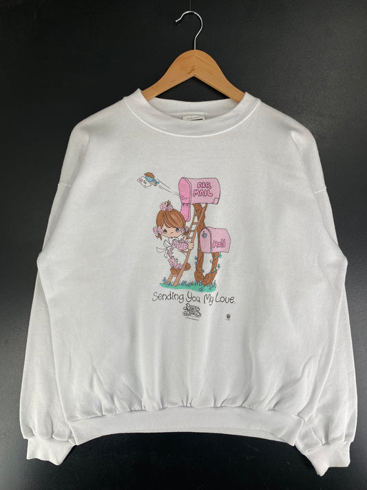 1991 PRECIOUS MOMENTS Size XL Vintage Sweat-Shirt / F6867S