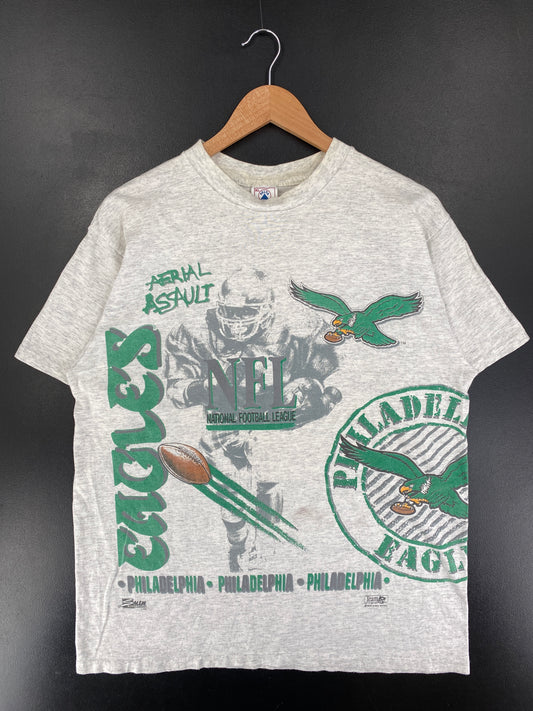 1991 PHILADELPHIA EAGLES Made in USA Size XL Vintage NFL T-Shirt / G1115T