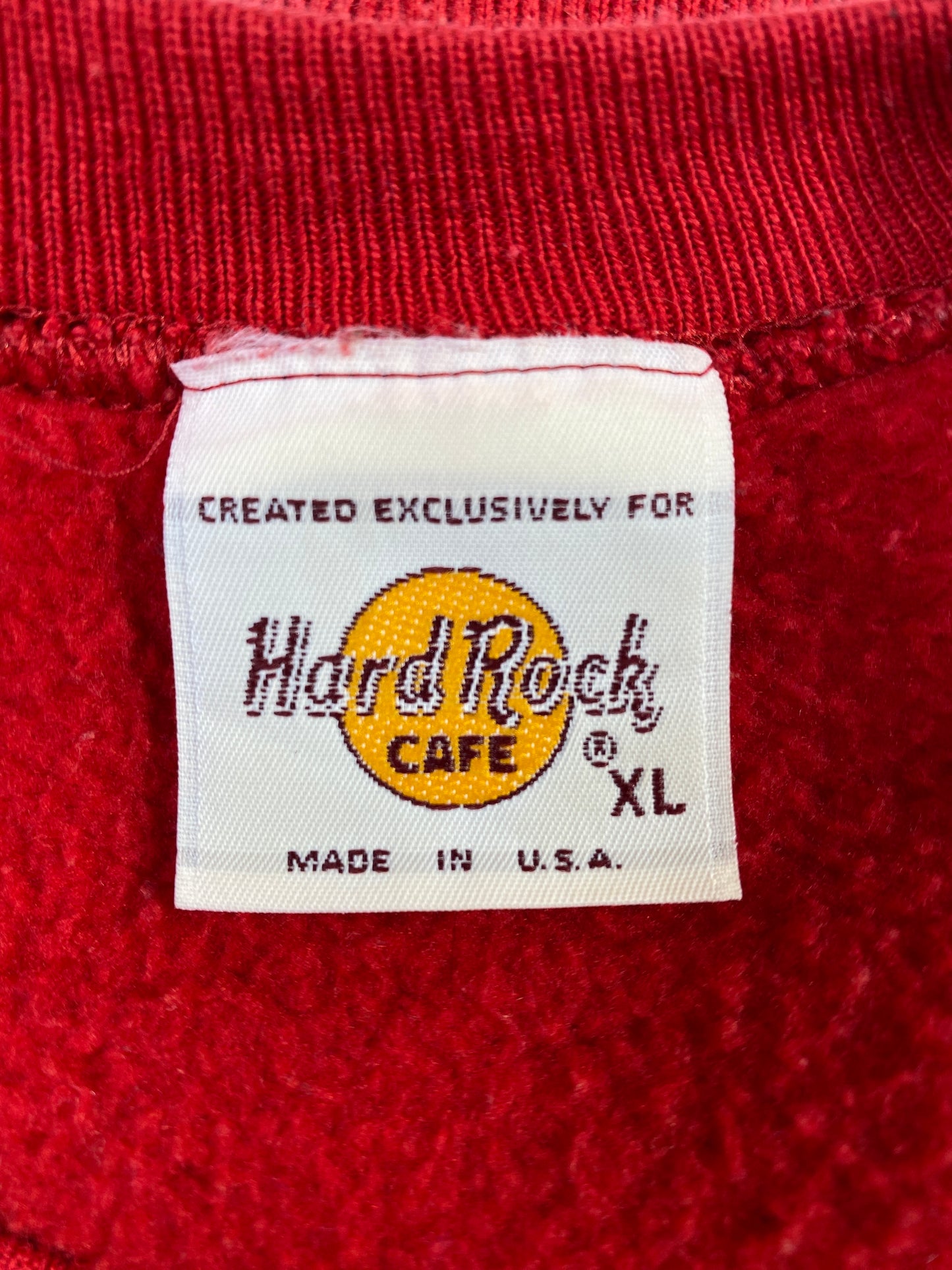 90's HARD ROCK MAUI Made in USA Size XL Vintage Sweat-Shirt / F1096S