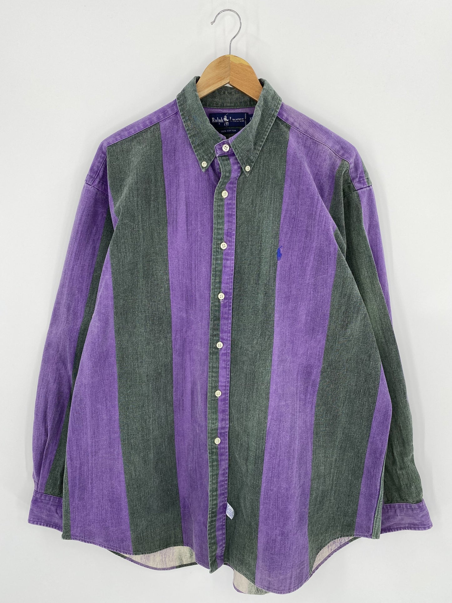 90's POLO RALPH LAUREN Size XL Vintage Button Down Shirt / E7613B