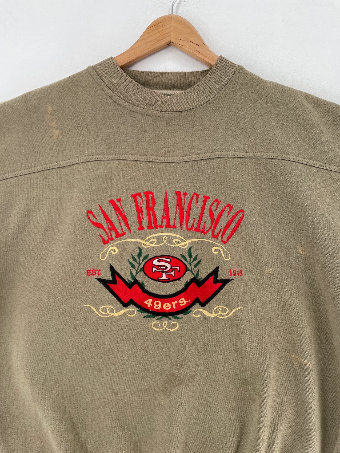 90’s SAN FRANCISCO 49ERS Size L NFL Sweat-Shirt / F4209S