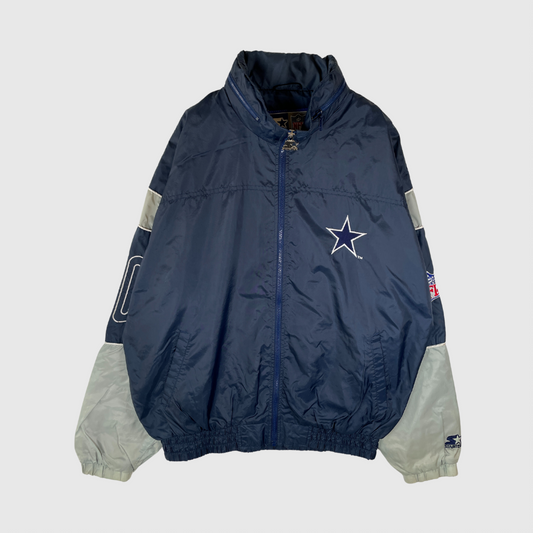 (L) 90's STARTER X COWBOYS Vintage NFL Nylon Jacket / A0015N
