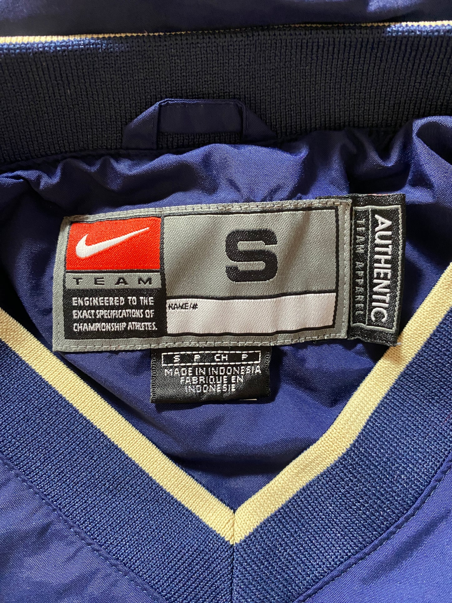 00' NIKE x NAVY Size S Vintage Nylon Jacket / G4768N