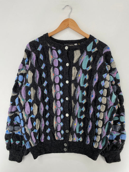 Vintage 3D COOGI-Style Size M Vintage Knit Sweater / G5236K