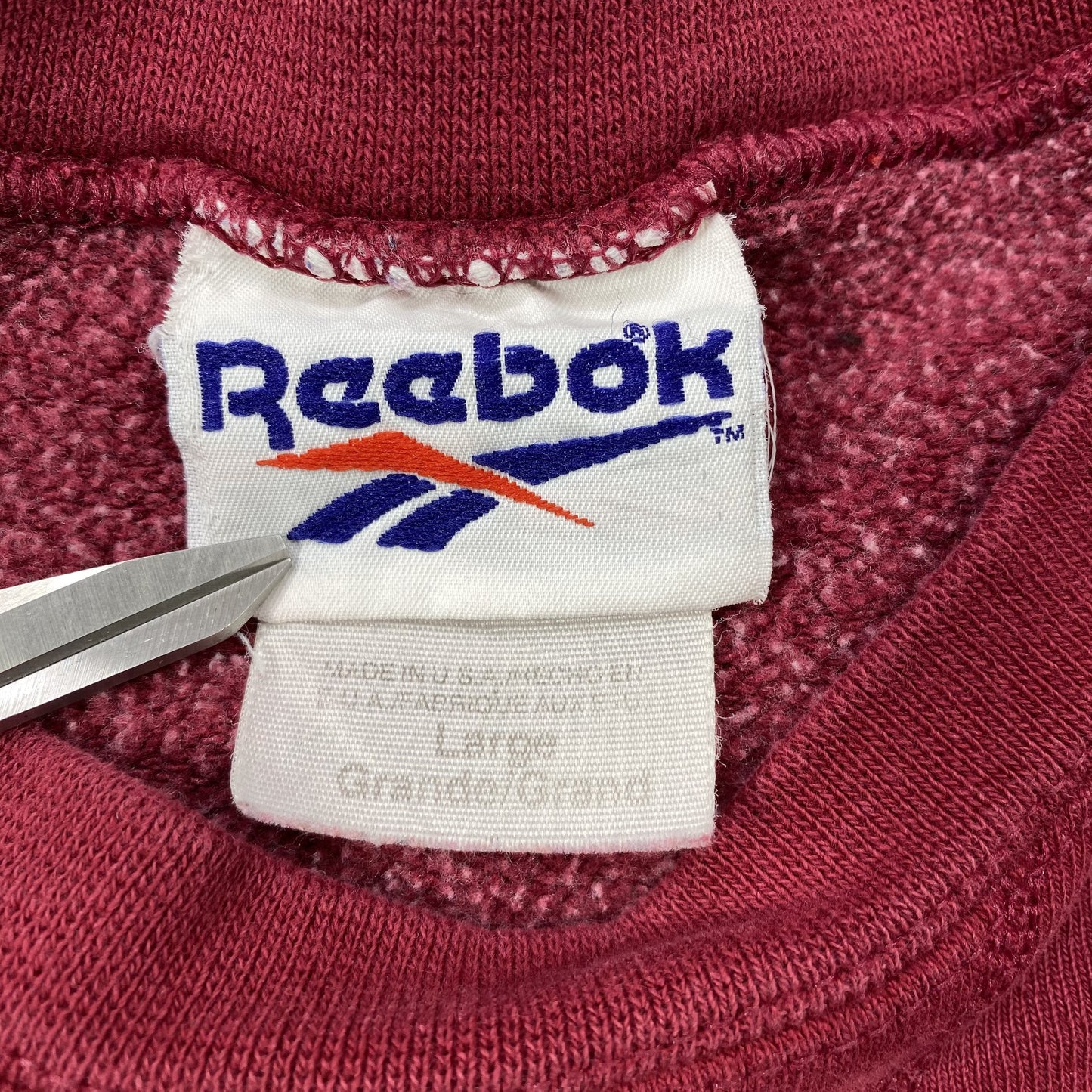 (L) 90's REEBOK Vintage Sweatshirt / A0051S