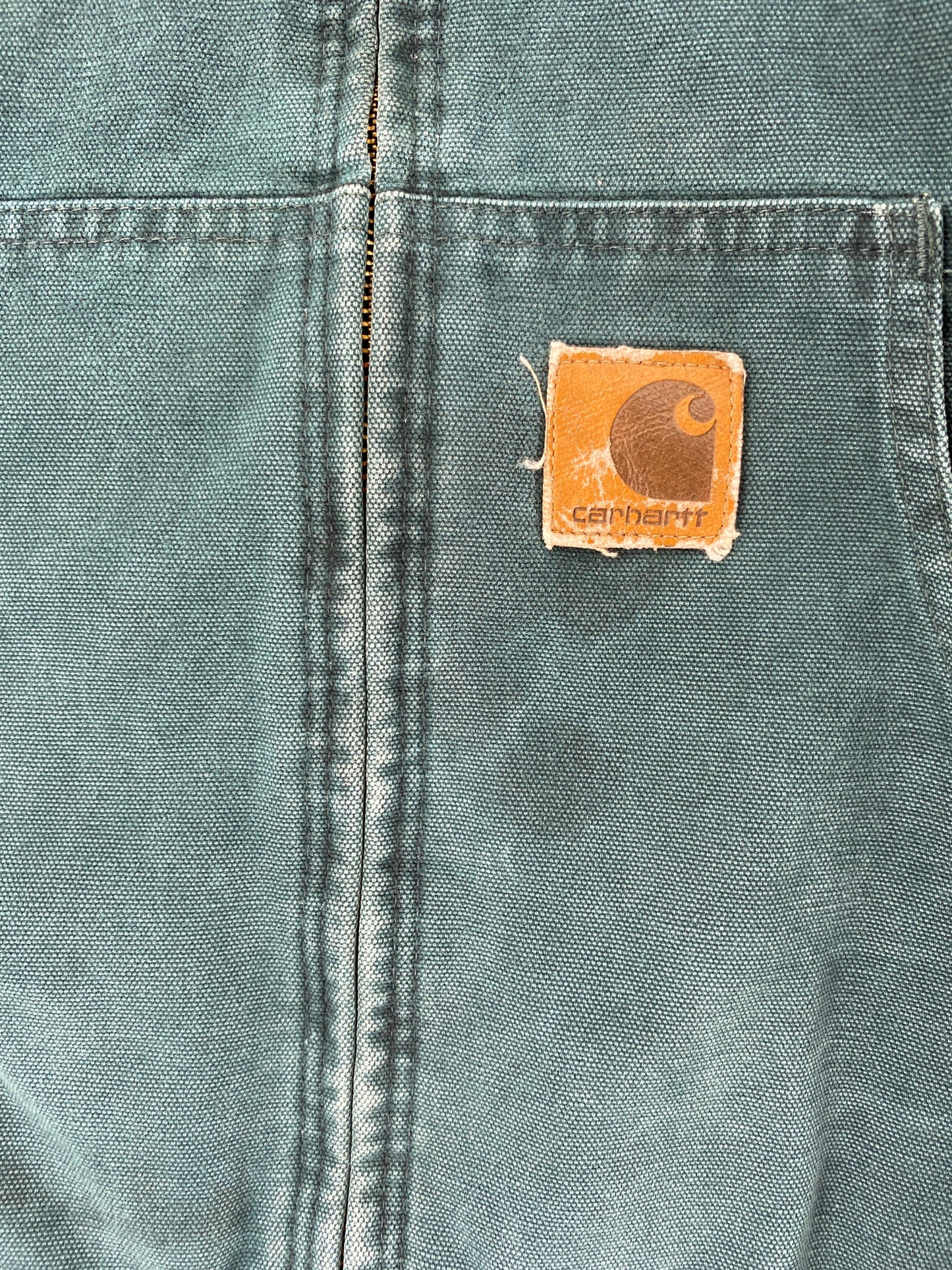 90's CARHARTT Made in USA Size XXL Vintage Zip-Up Duck Jacket / F7141J
