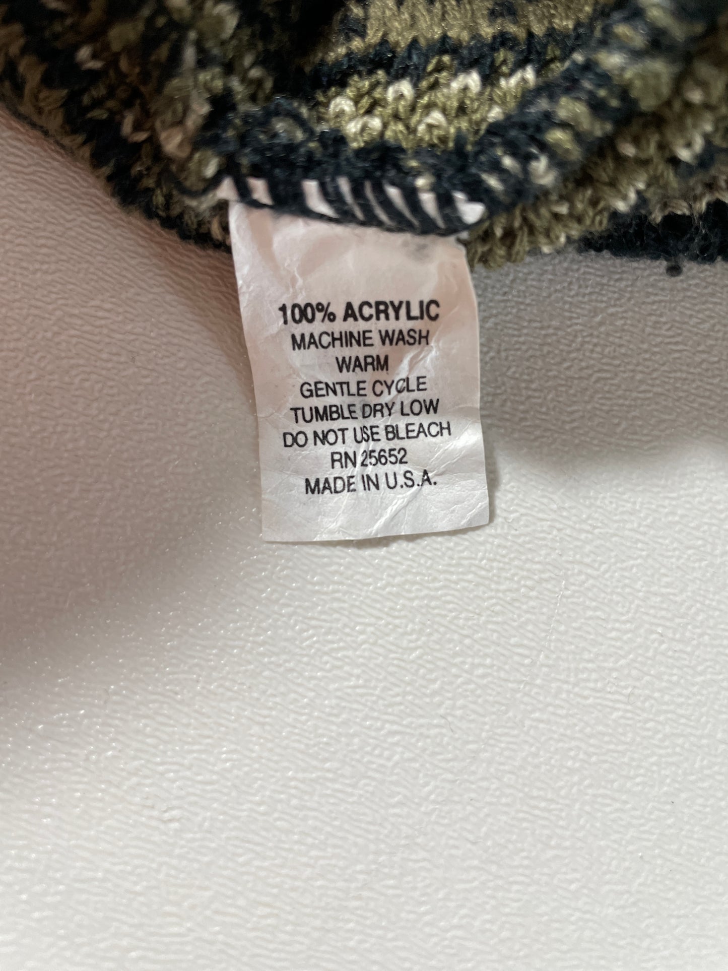 Vintage 3D COOGI-STYLE Made in USA Size L Acrylic Knit Sweater / F2875K