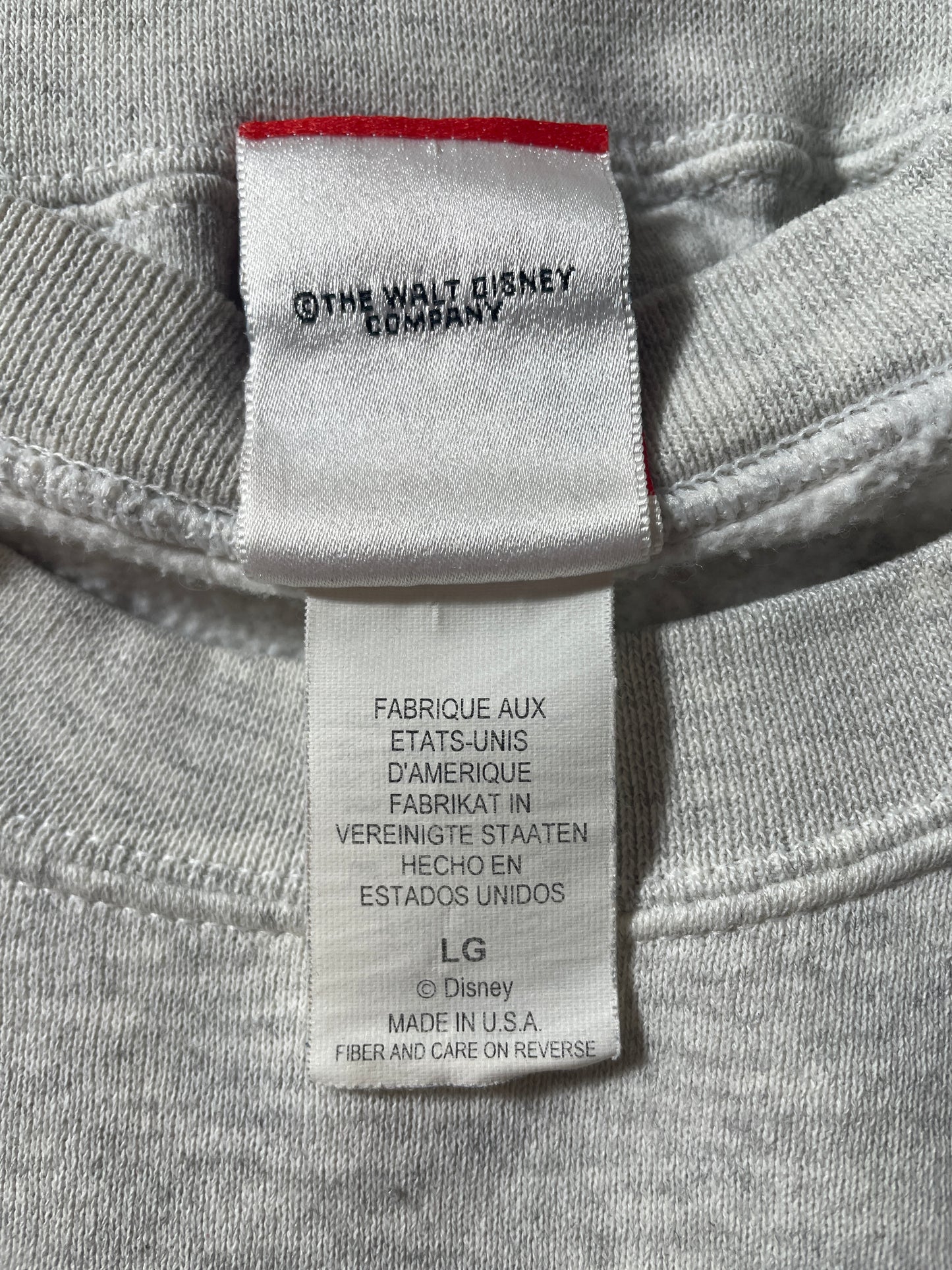 90's DISNEY WINNIE THE POOH EEYORE Made in USA Size L Vintage Sweat-shirt / F7386S