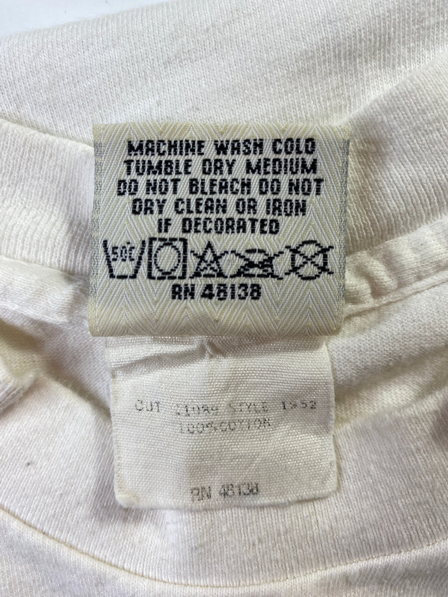 1990 BOSTON RED SOX Made in USA Size XL Vintage MLB T-Shirt / G216T